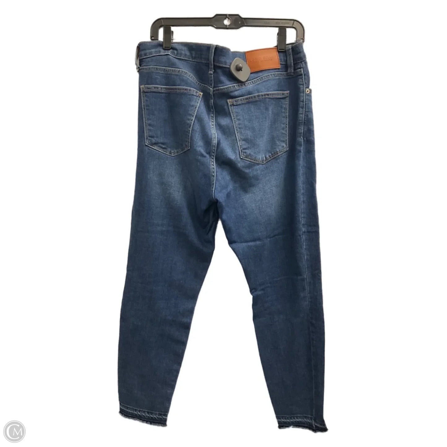 Jeans Straight By Lucky Brand In Blue Denim, Size: 14