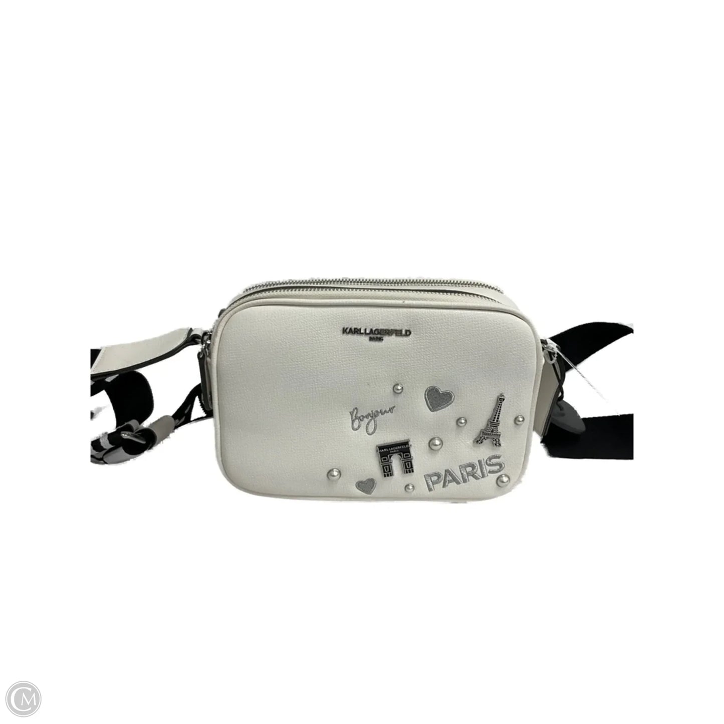 Crossbody Designer By Karl Lagerfeld, Size: Small