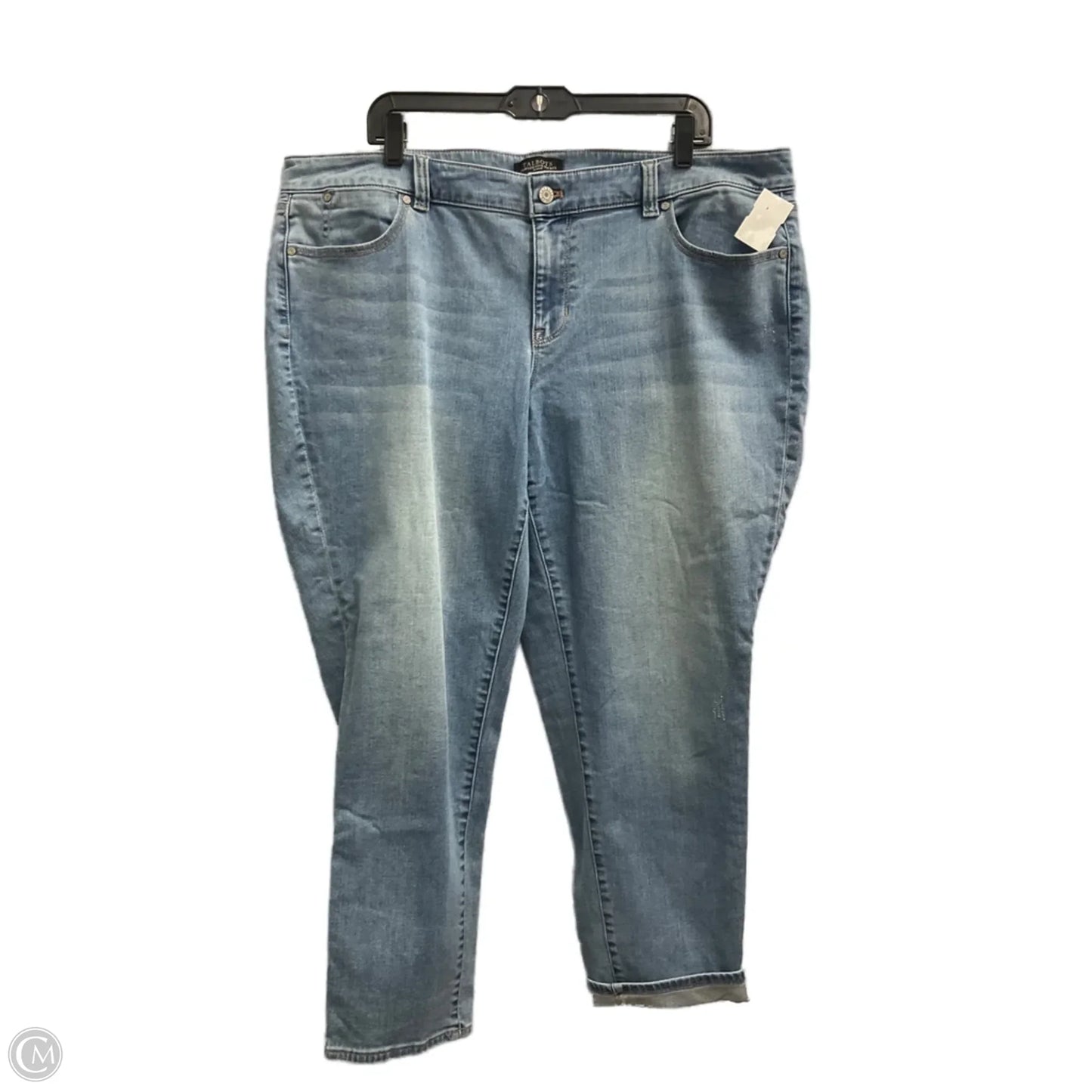 Jeans Boyfriend By Talbots In Blue Denim, Size: 18