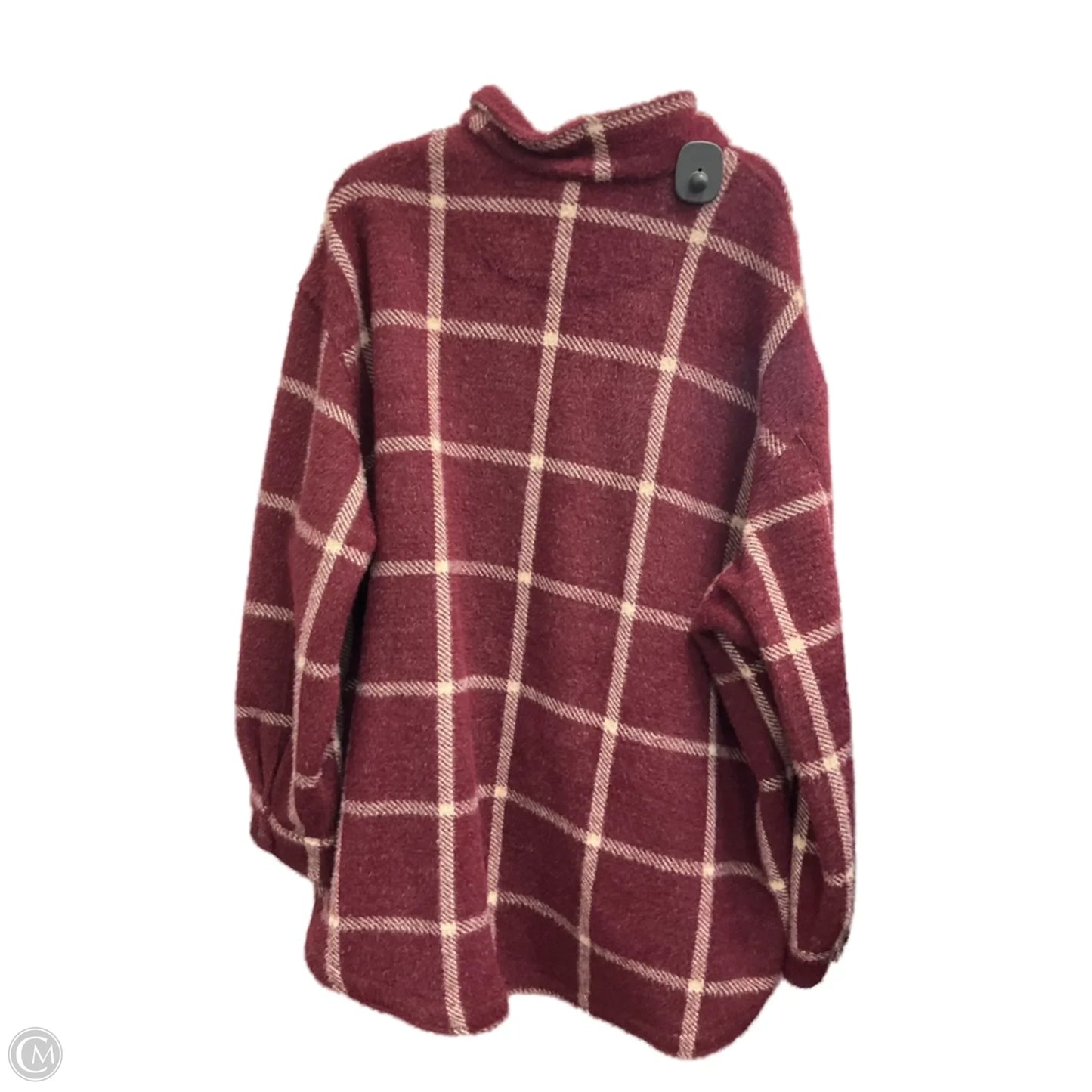 Jacket Fleece By Natural Reflections In Red, Size: 2x