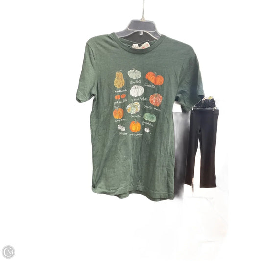 Top Short Sleeve By Canvas In Green, Size: S