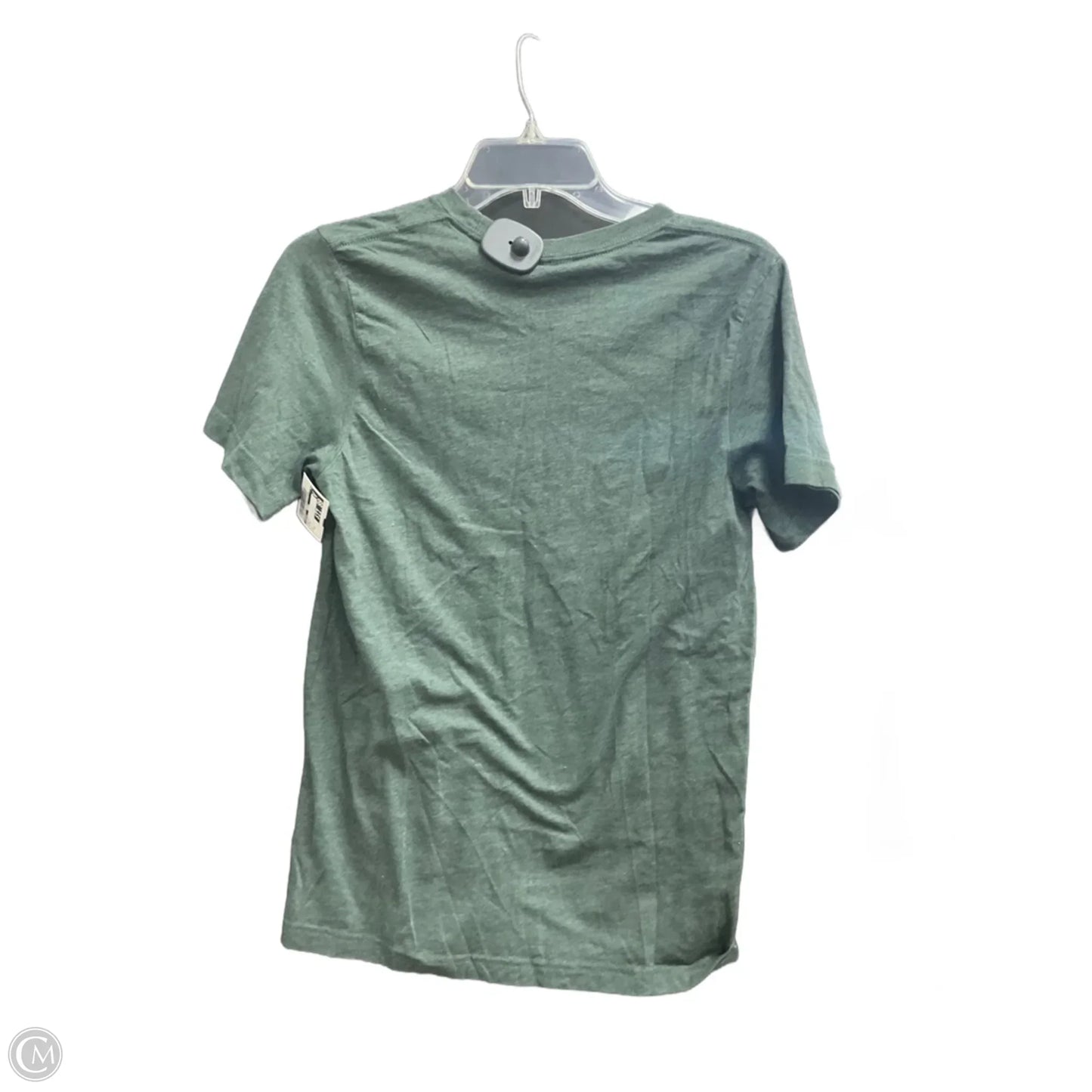 Top Short Sleeve By Canvas In Green, Size: S