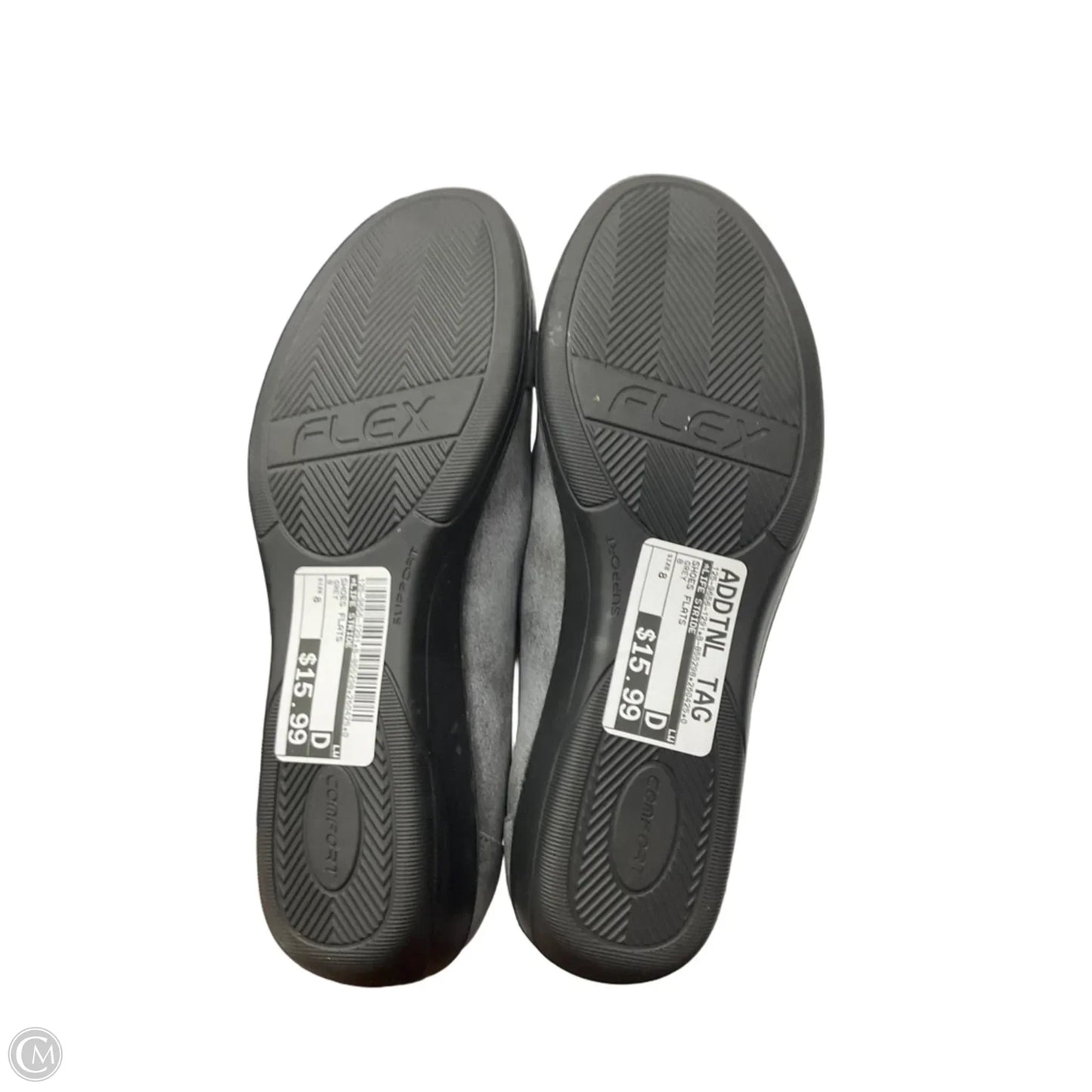 Shoes Flats By Life Stride In Grey, Size: 8