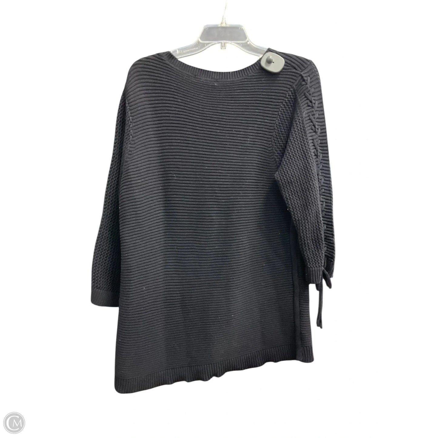 Sweater By Calvin Klein In Black, Size: L