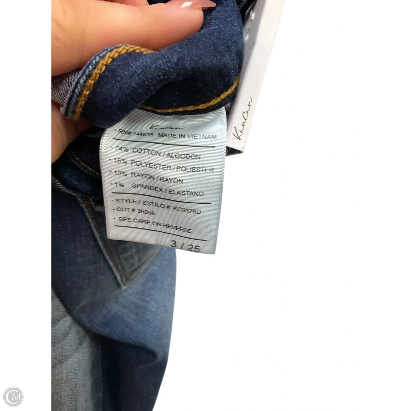 Jeans Skinny By Kancan In Blue Denim, Size: 30