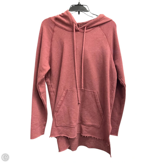 Sweatshirt Hoodie By Anthropologie In Maroon, Size: Xs