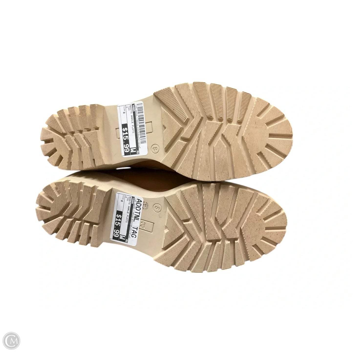 Boots Ankle Flats By Ana In Tan, Size: 8