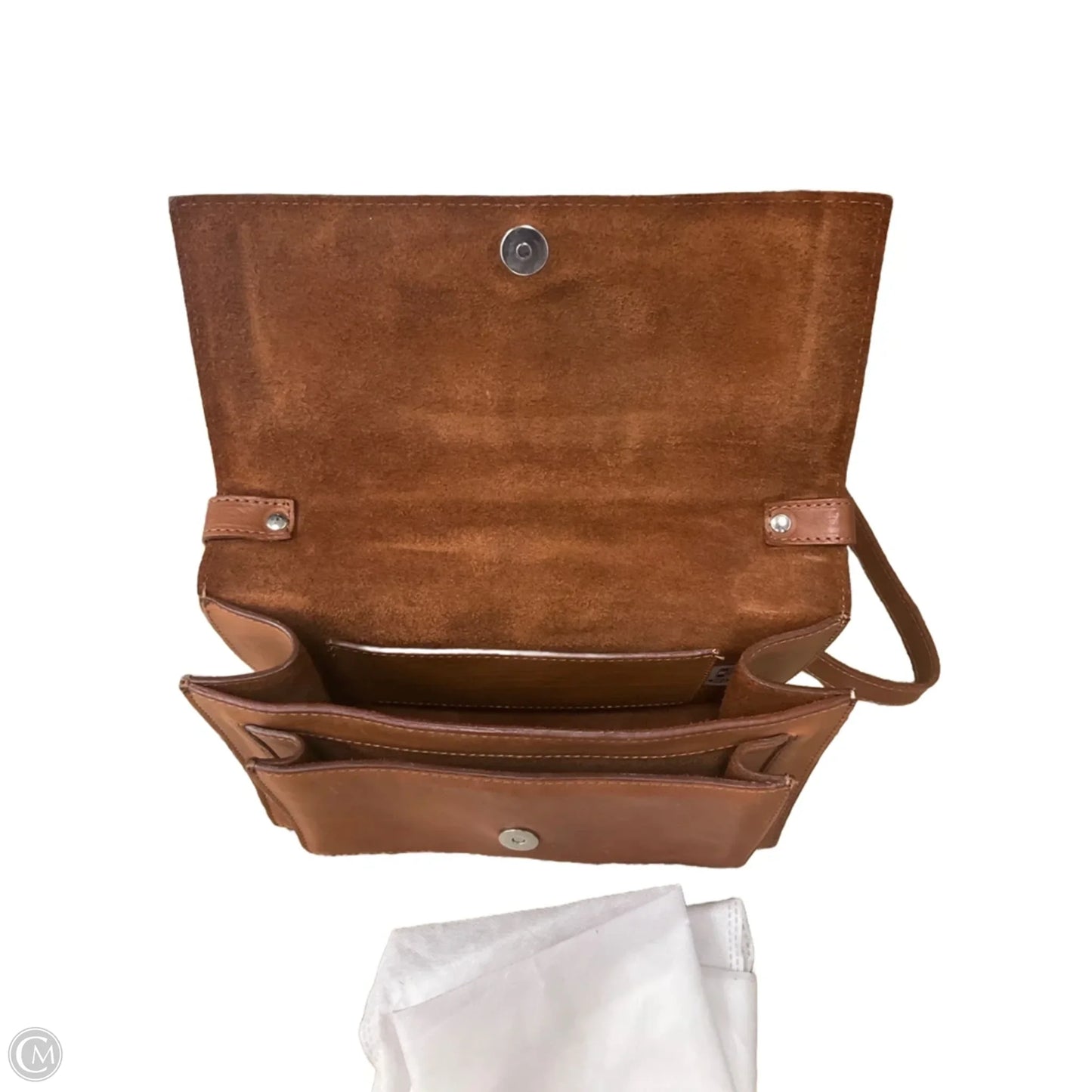 Crossbody Leather By Cmb, Size: Medium