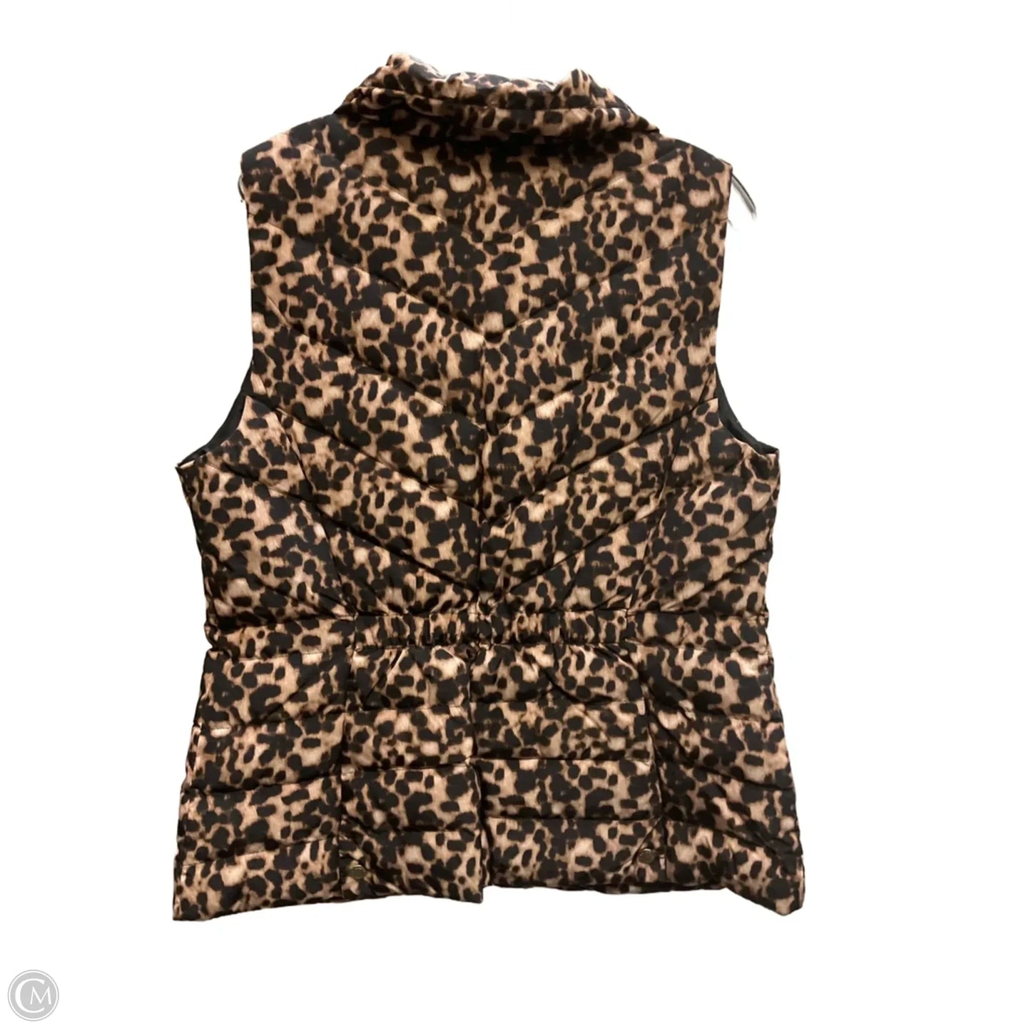 Vest Puffer & Quilted By Talbots In Animal Print, Size: L