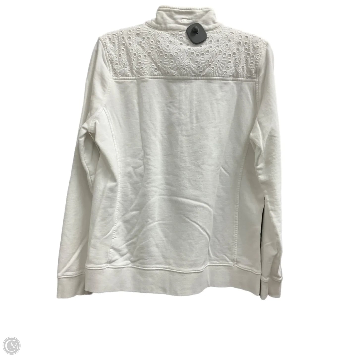 Sweatshirt Collar By Vineyard Vines In White, Size: 8p