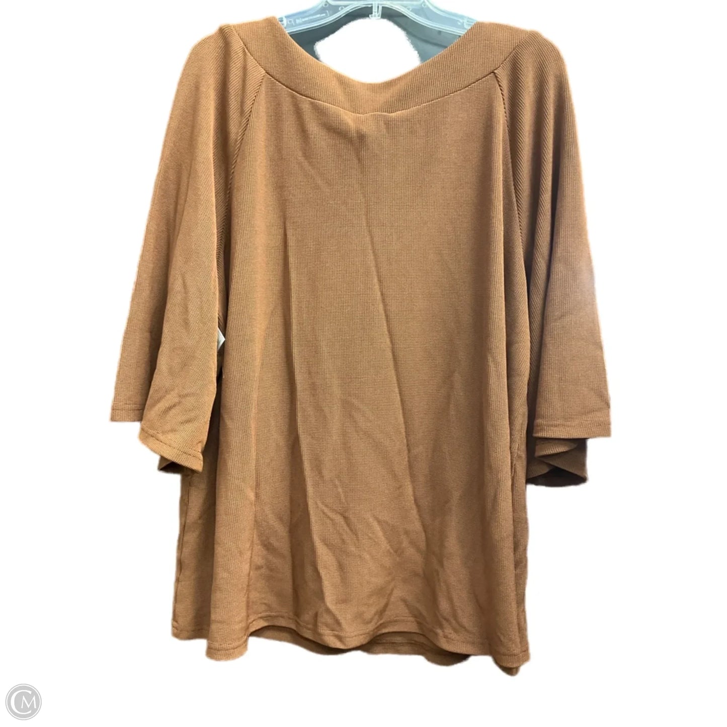 Top Long Sleeve By Coldwater Creek In Bronze, Size: 2x