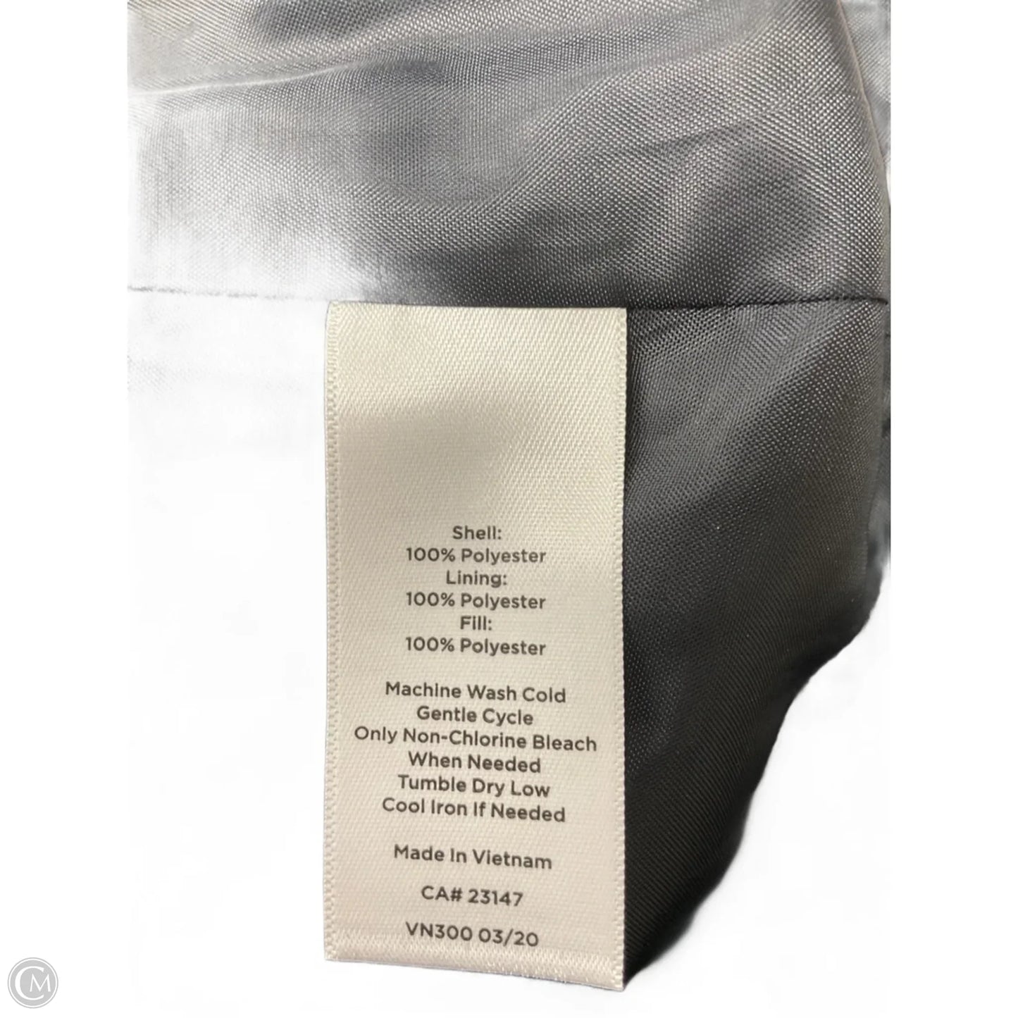 Jacket Puffer & Quilted By Talbots In Navy, Size: 1x