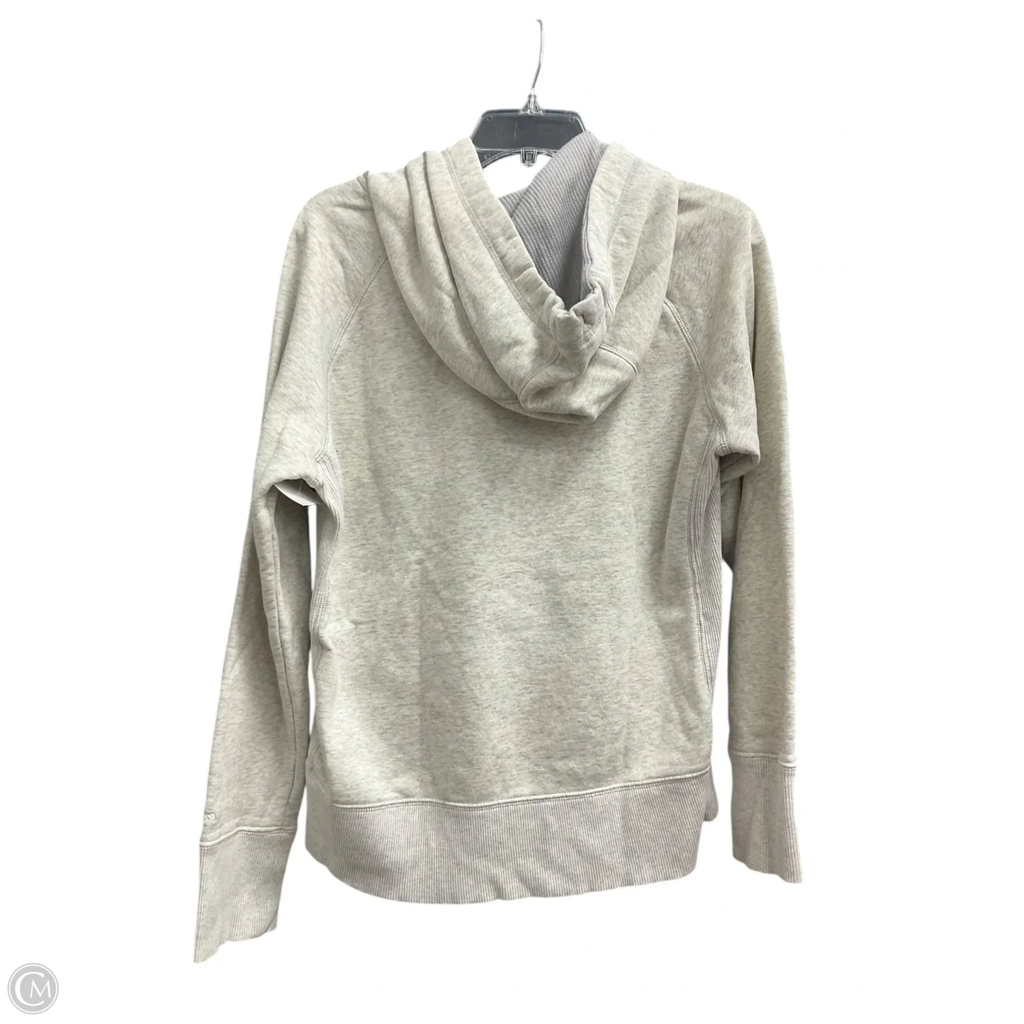 Sweatshirt Hoodie By Under Armour In Grey, Size: M