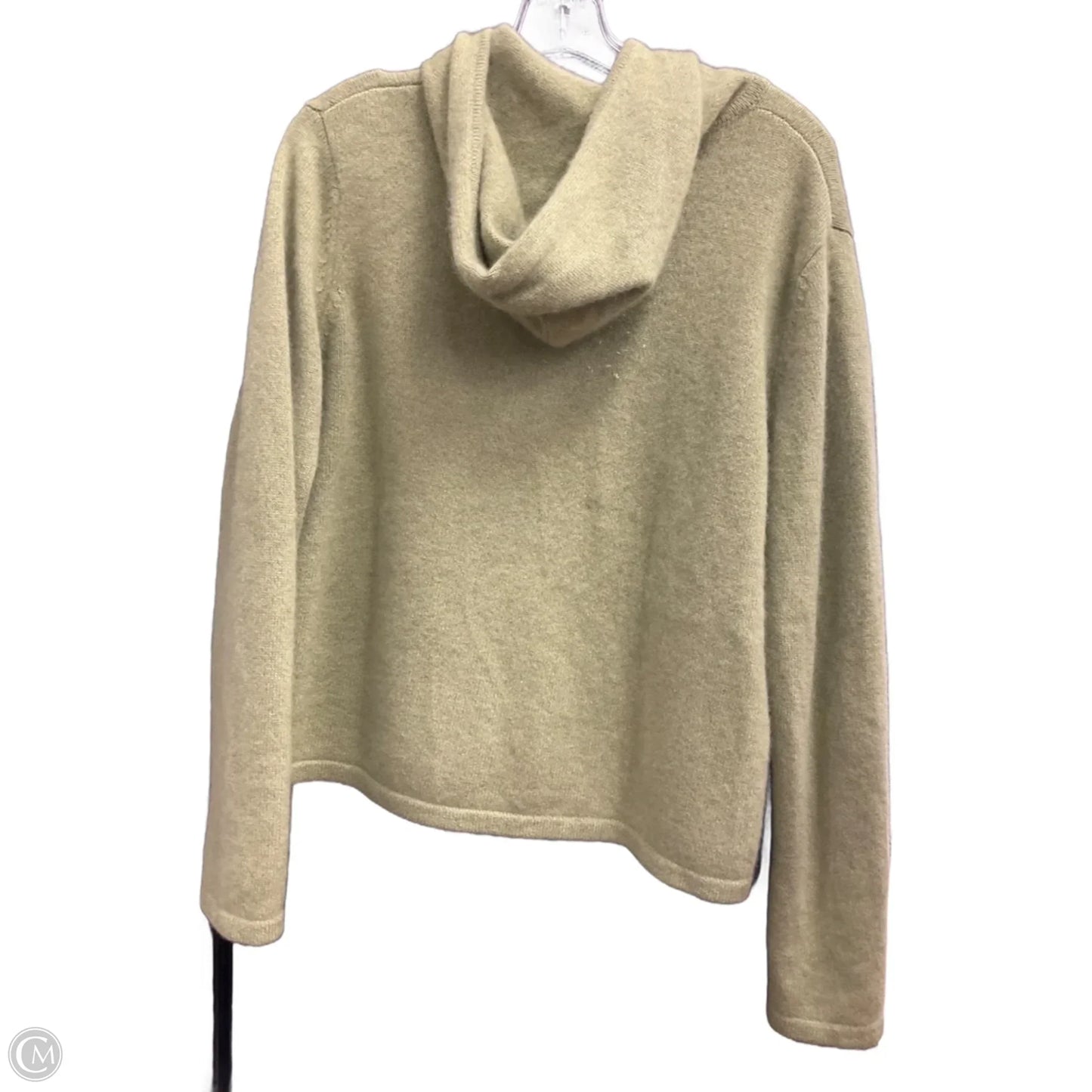 Sweater Cardigan Cashmere By Clothes Mentor In Green, Size: Xl