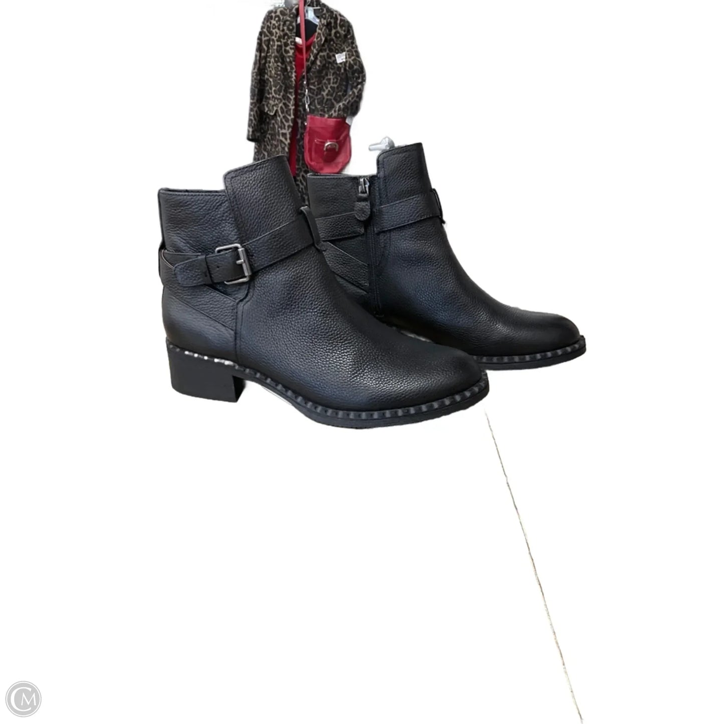 Boots Ankle Heels By Gentle Souls In Black, Size: 8.5