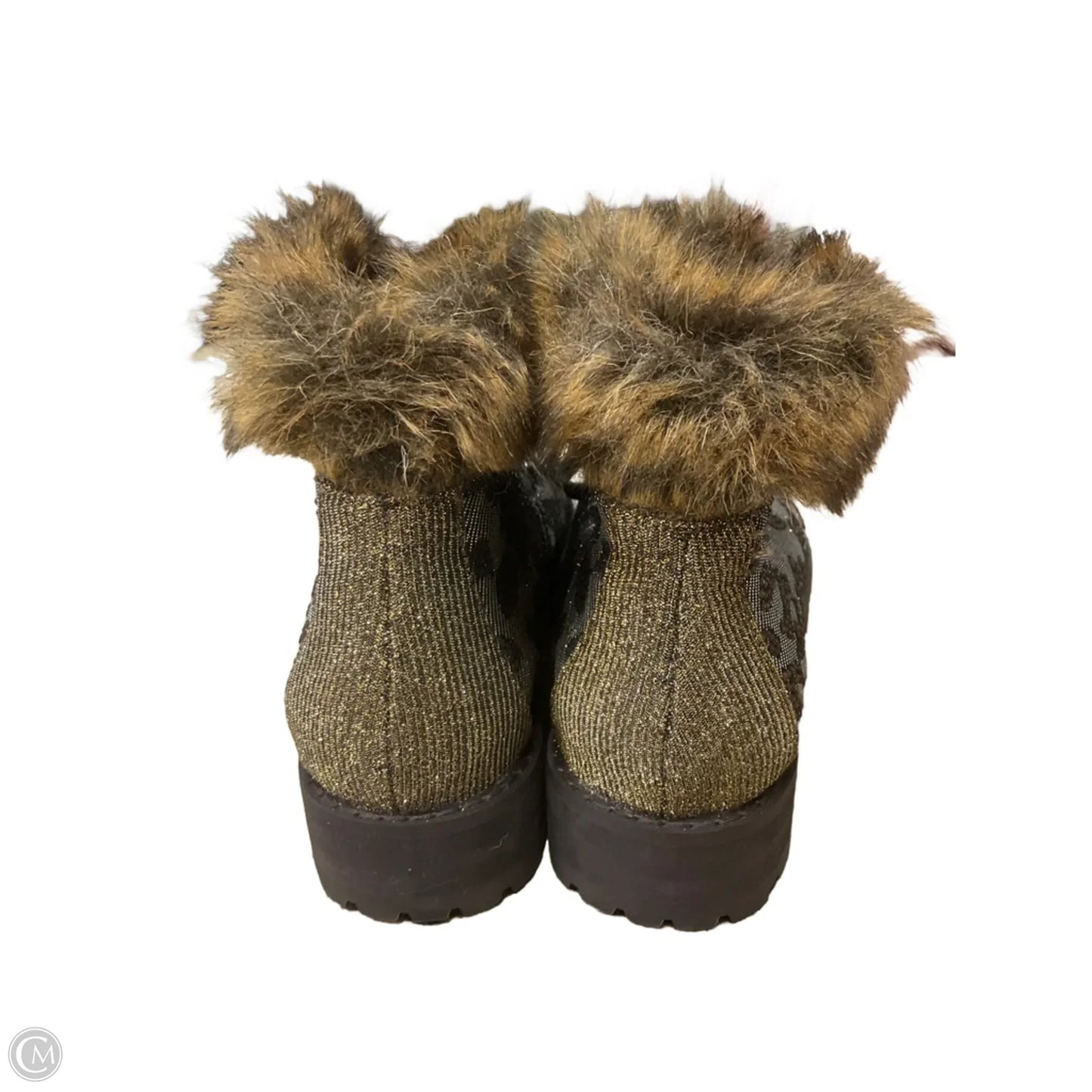 Boots Ankle Flats By Jessica Simpson In Animal Print, Size: 8