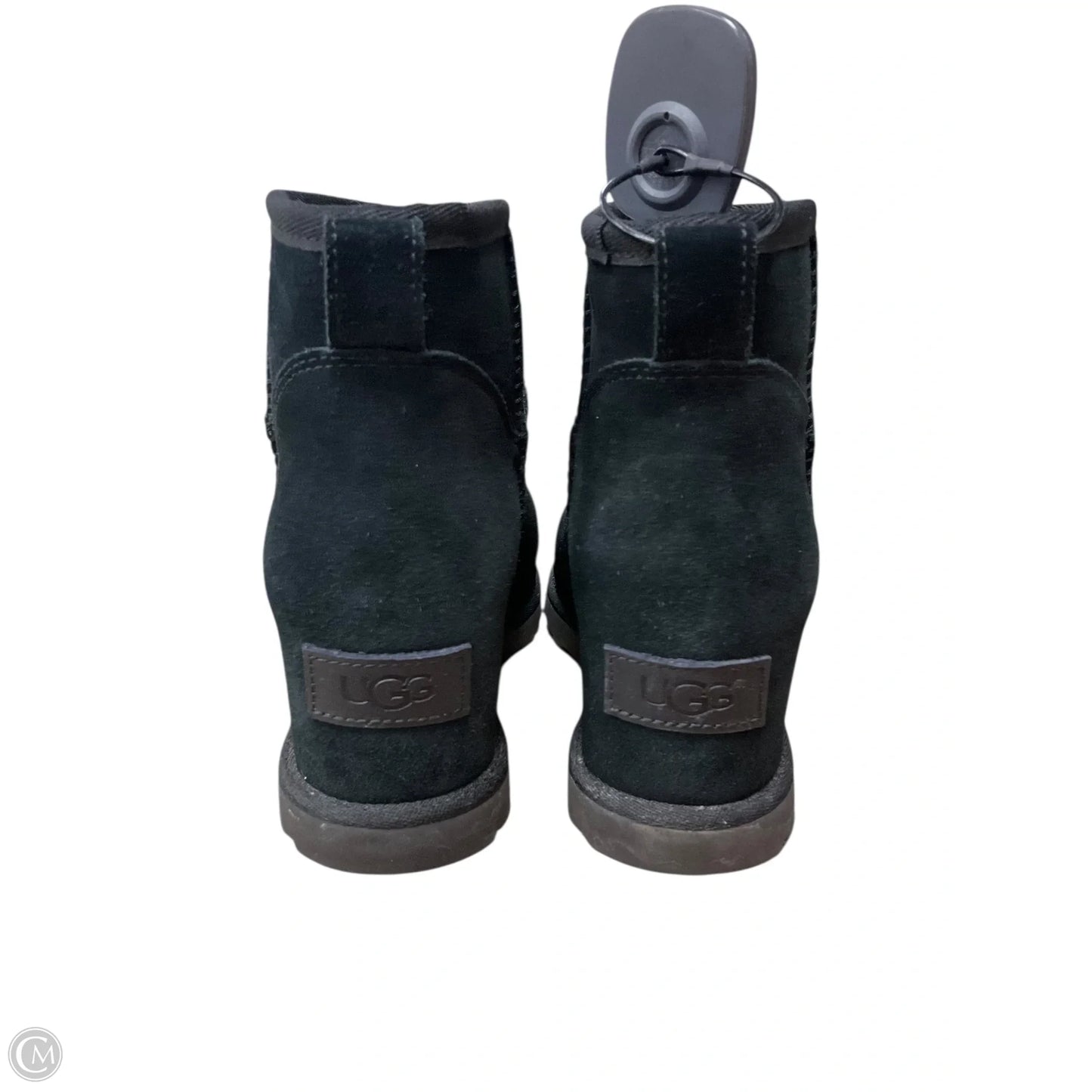 Boots Designer By Ugg In Black, Size: 6.5