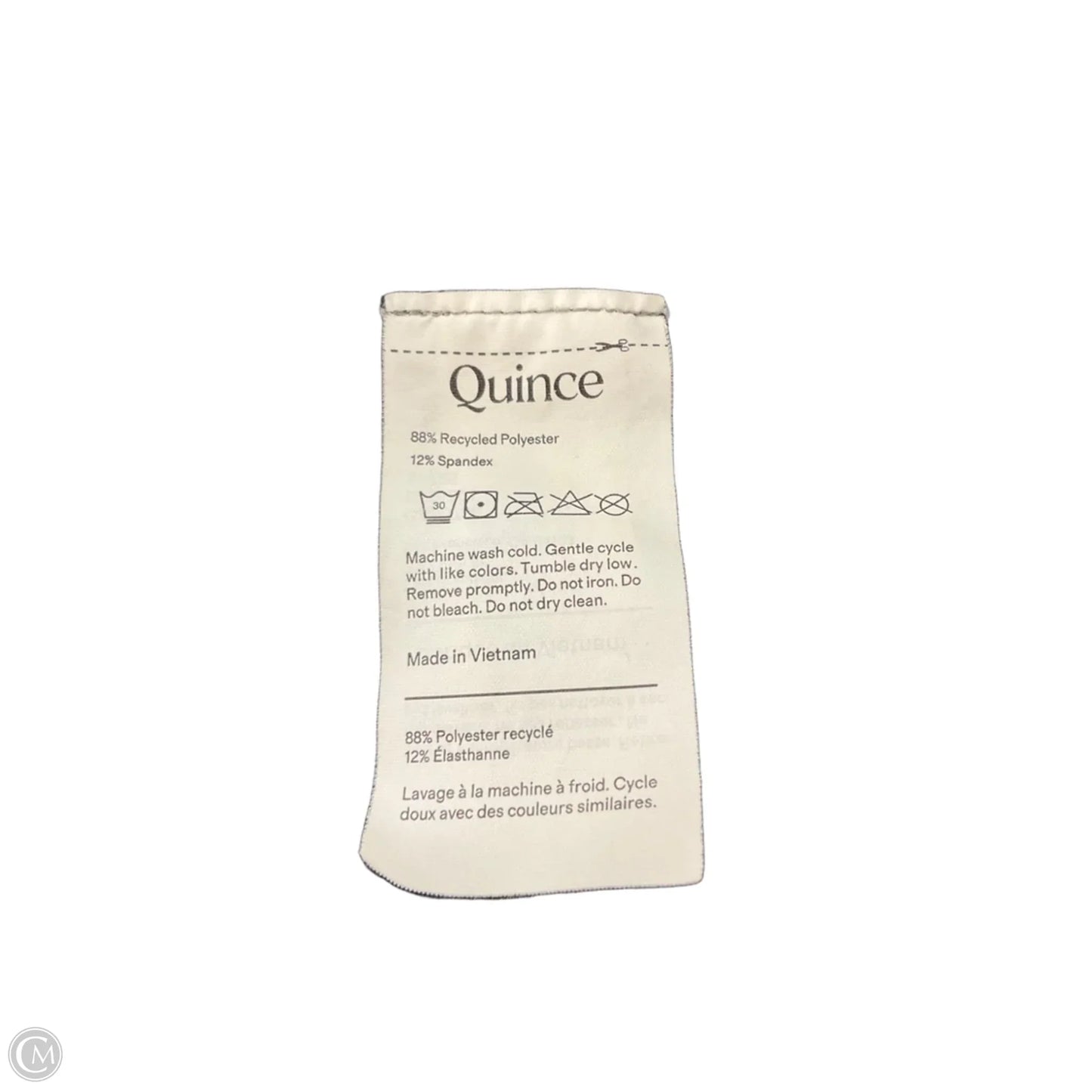 Athletic Jacket By Quince In Grey, Size: M