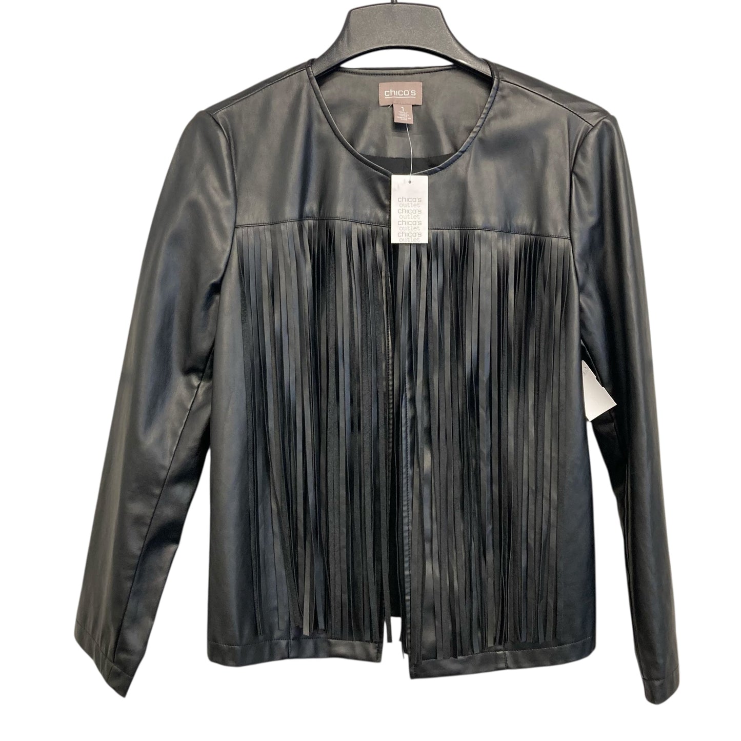 Jacket Other By Chicos In Black, Size:M