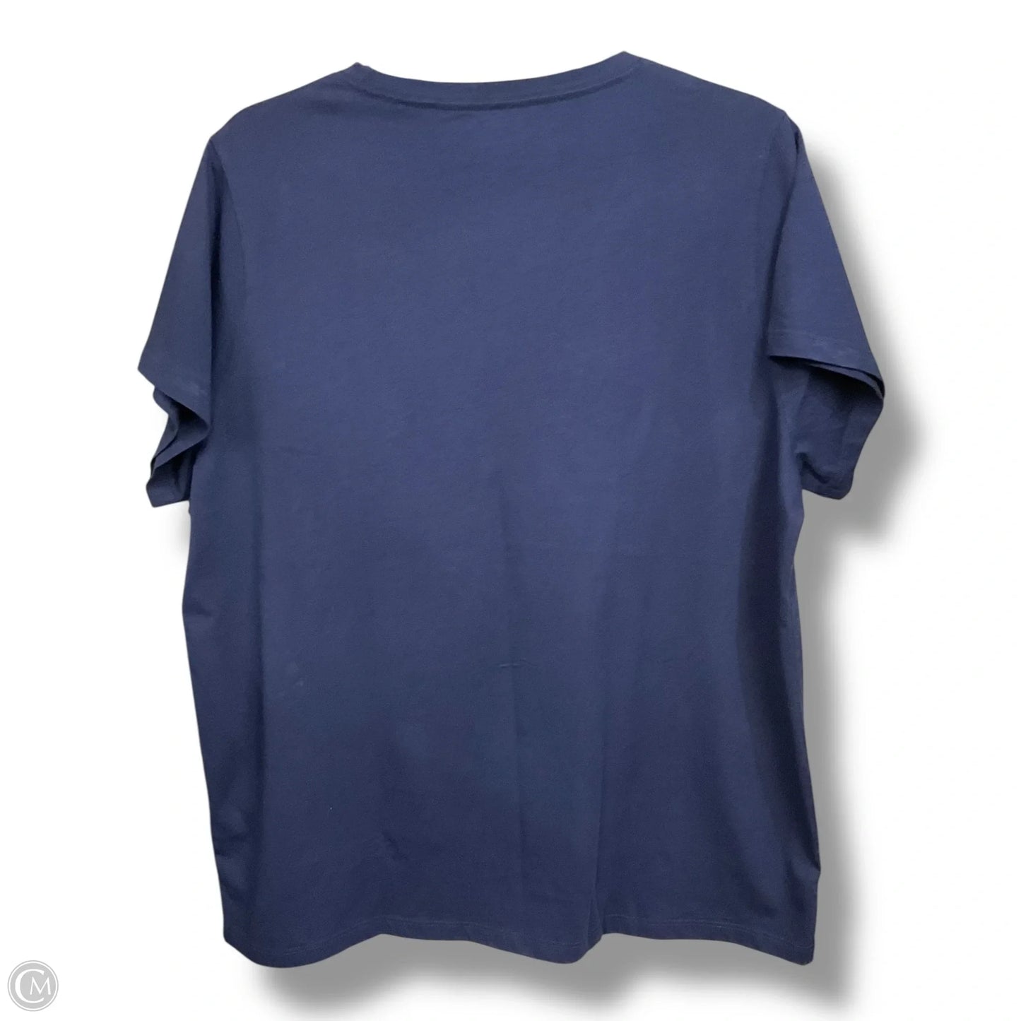 Top Short Sleeve By J. Crew In Blue, Size: Xxl