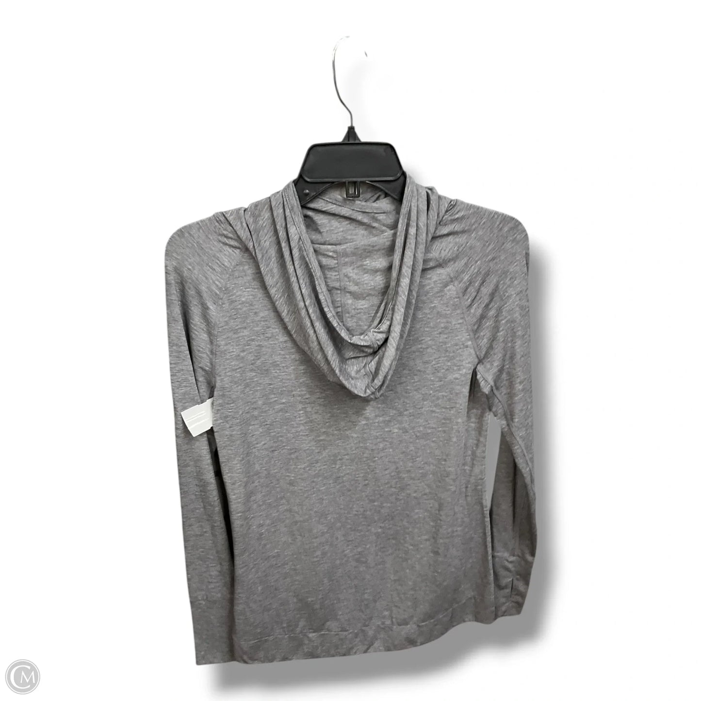Athletic Top Long Sleeve Hoodie By Gapfit In Grey, Size: Xs
