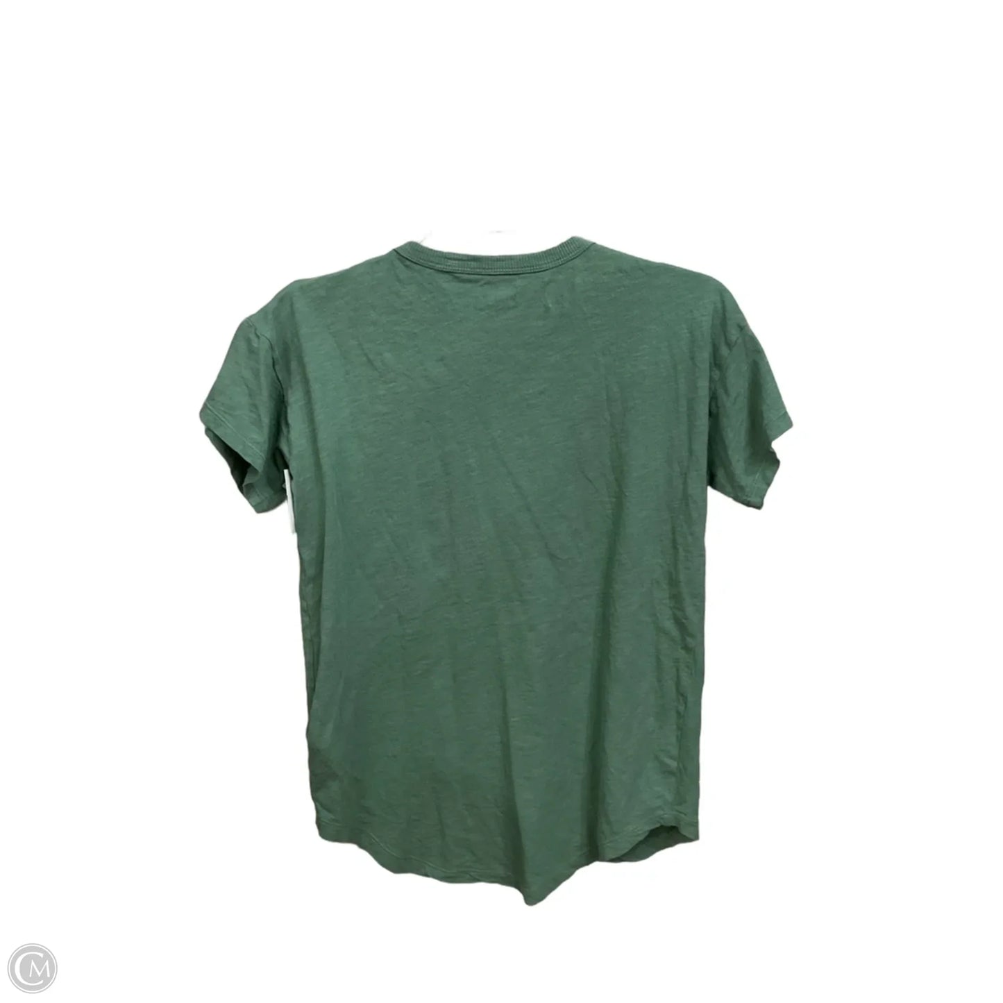 Top Short Sleeve Basic By Madewell In Green, Size: S
