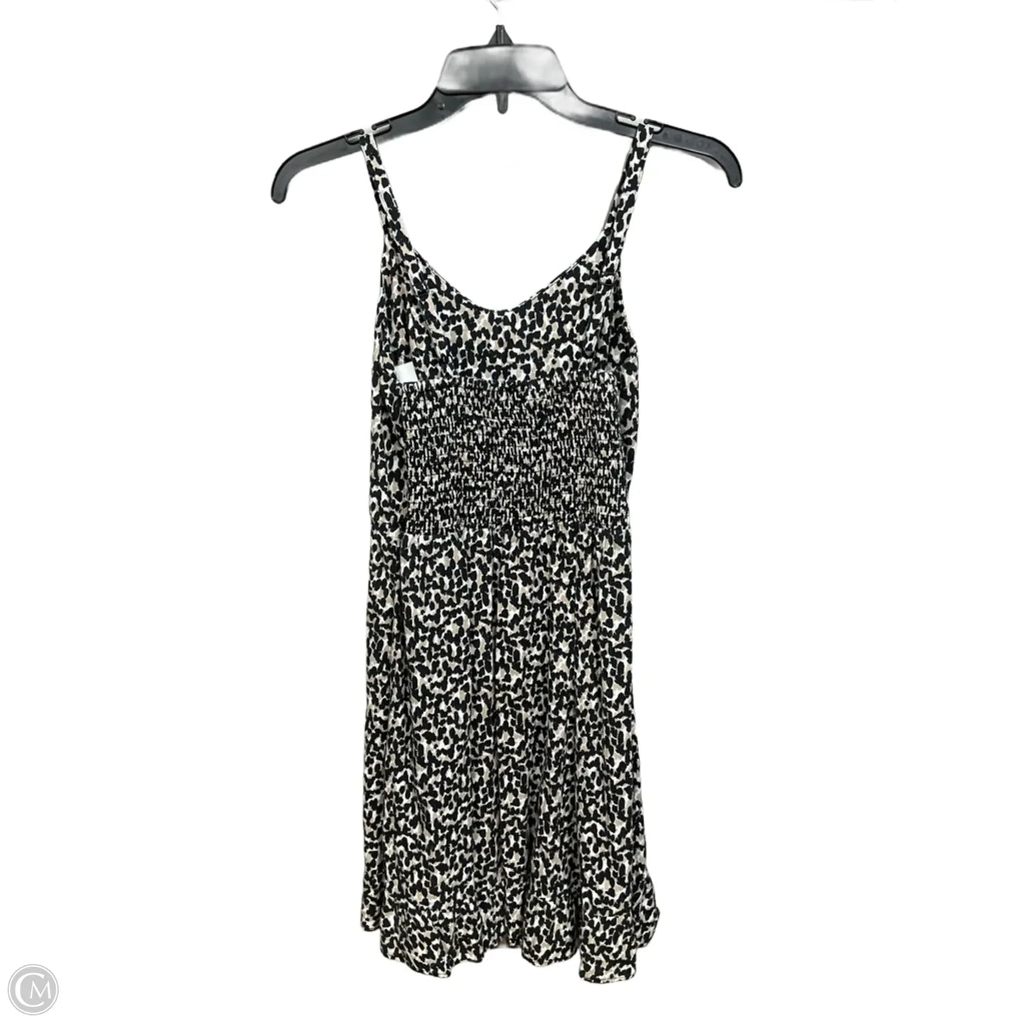 Dress Casual Midi By Old Navy In Black & Tan, Size: Xs