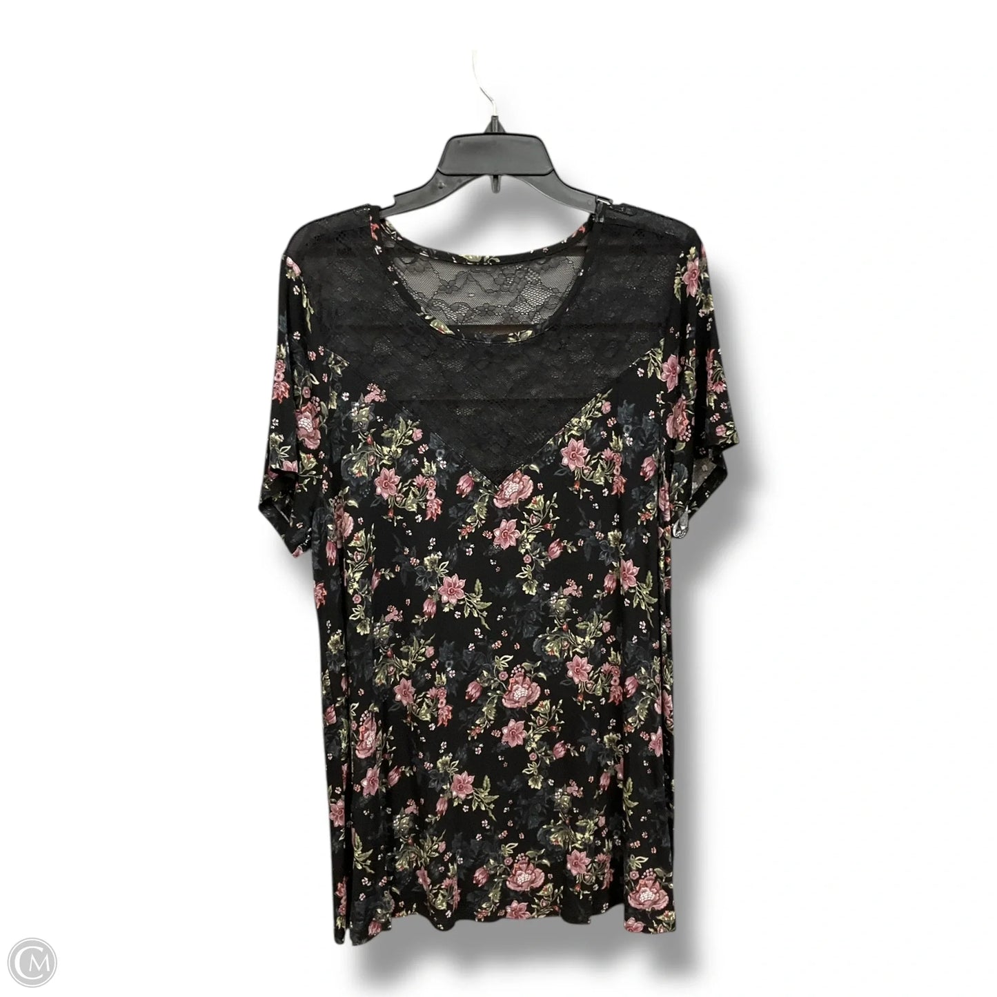 Top Short Sleeve By Torrid In Floral Print, Size: 2x