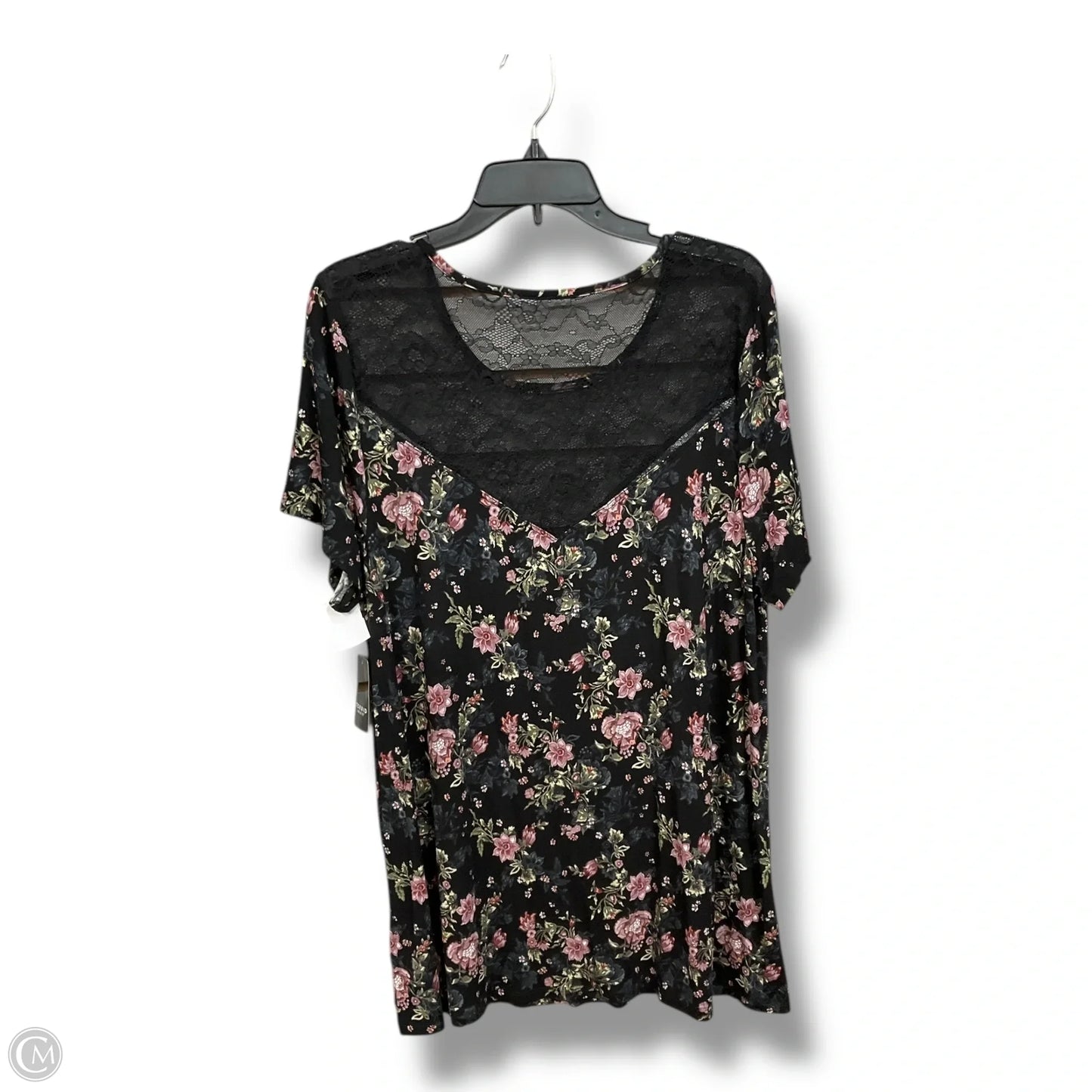 Top Short Sleeve By Torrid In Floral Print, Size: 2x