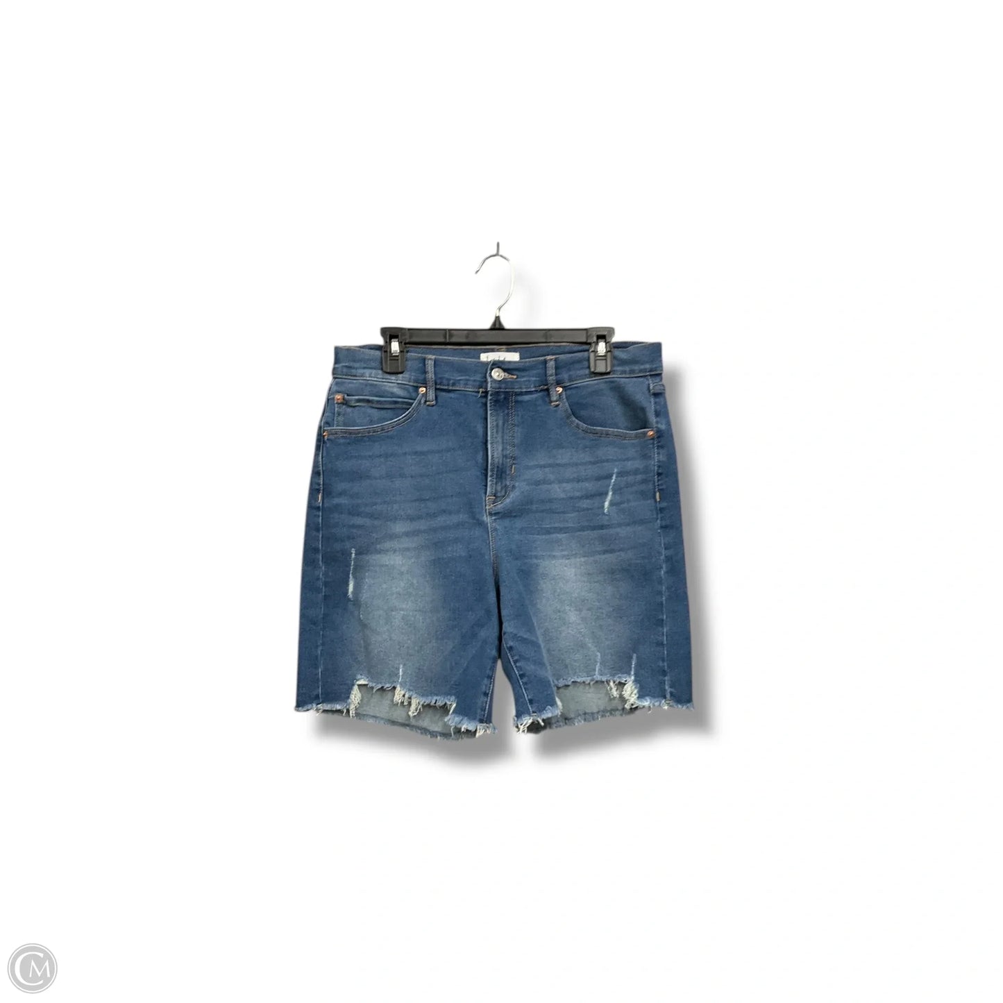 Shorts By Nicole By Nicole Miller In Blue Denim, Size: L