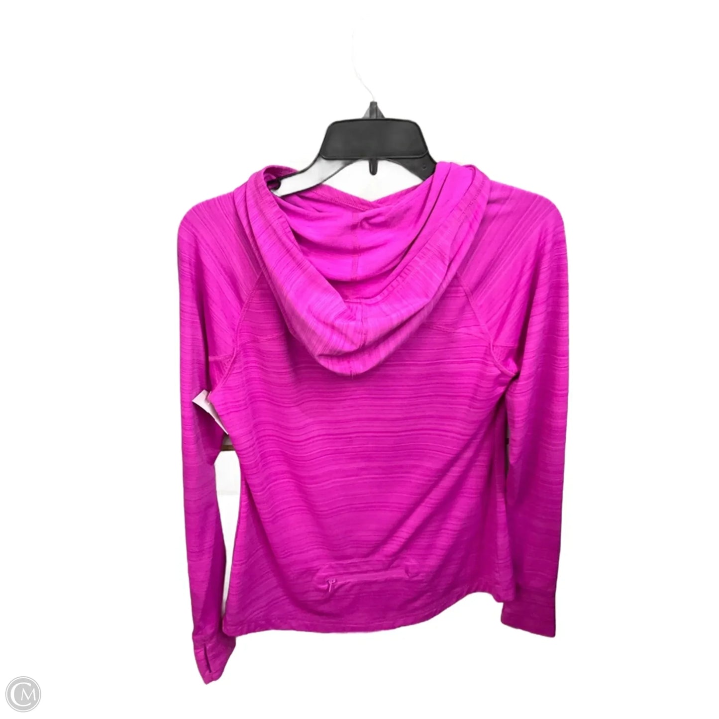 Athletic Top Long Sleeve Hoodie By Fila In Purple, Size: M