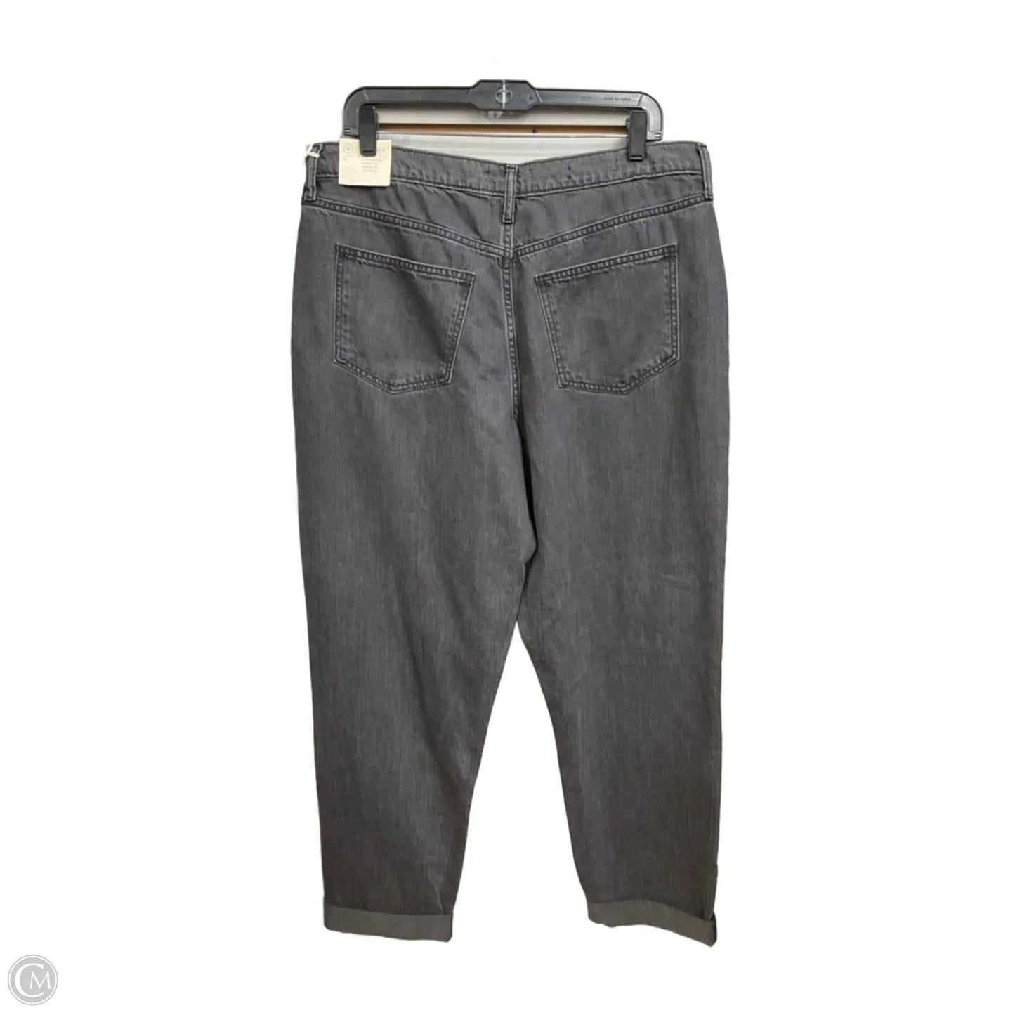 Jeans Boyfriend By Universal Thread In Black Denim, Size: 12