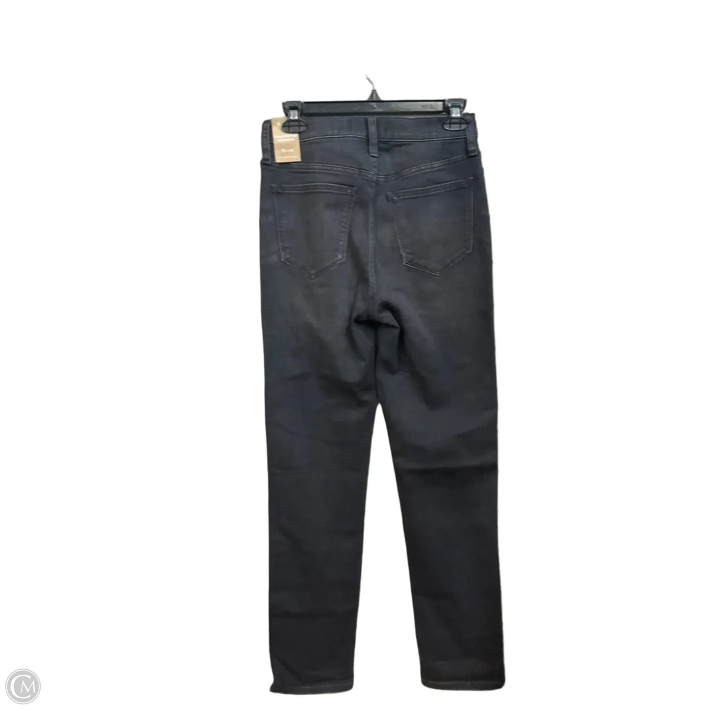 Jeans Skinny By Madewell In Black Denim, Size: 2