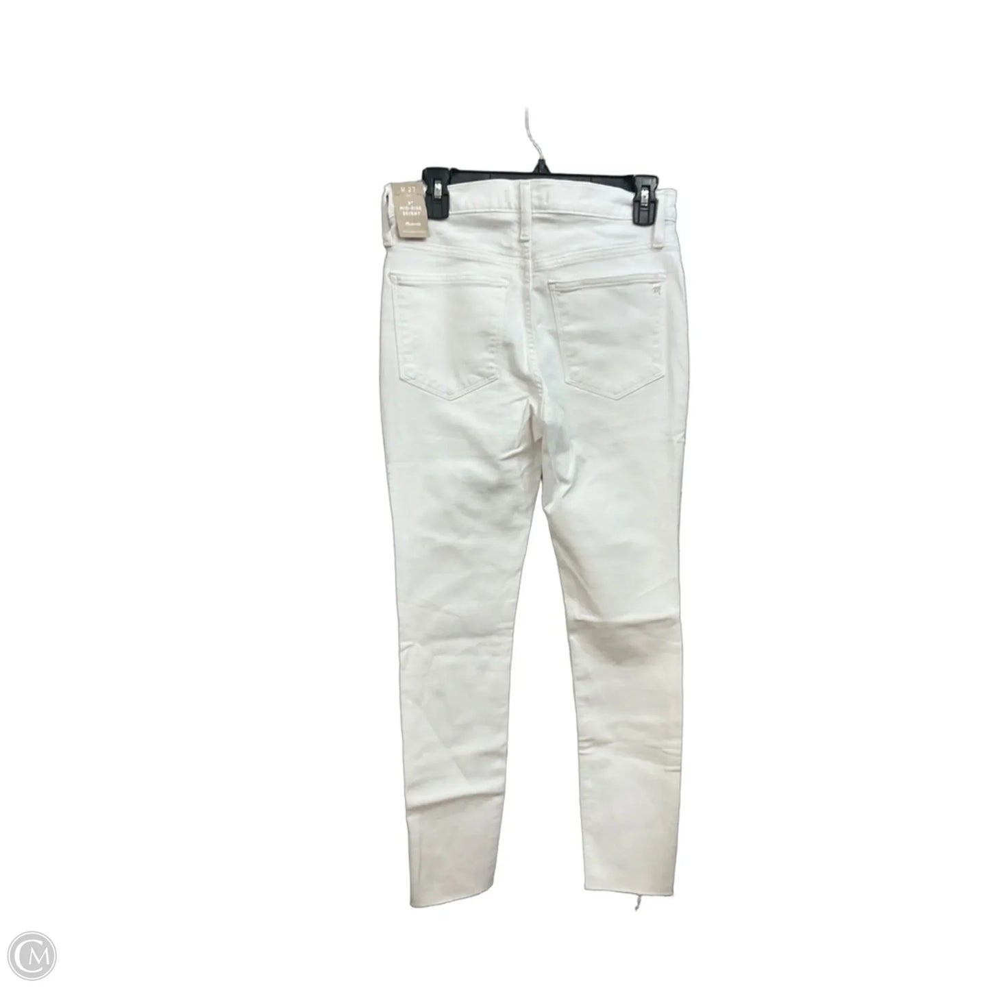 Jeans Skinny By Madewell In White Denim, Size: 4