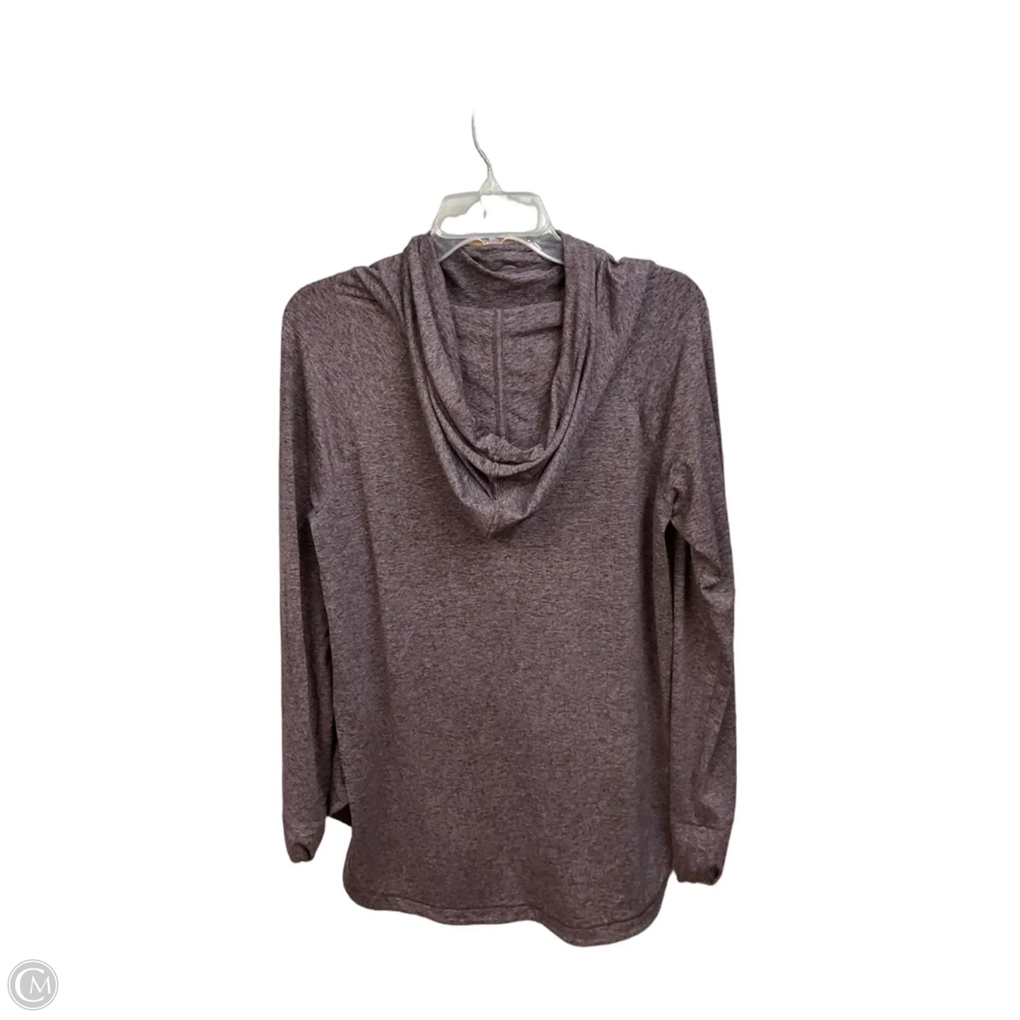 Athletic Top Long Sleeve Hoodie By Athleta In Purple, Size: M