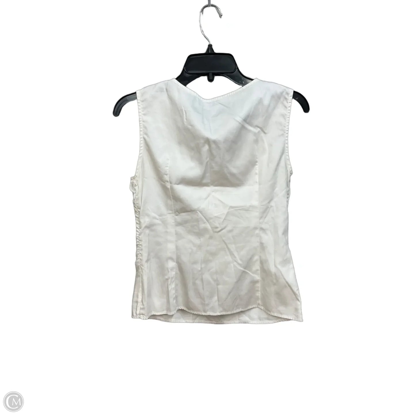 Top Sleeveless Designer By Carolina Herrera In White, Size: S