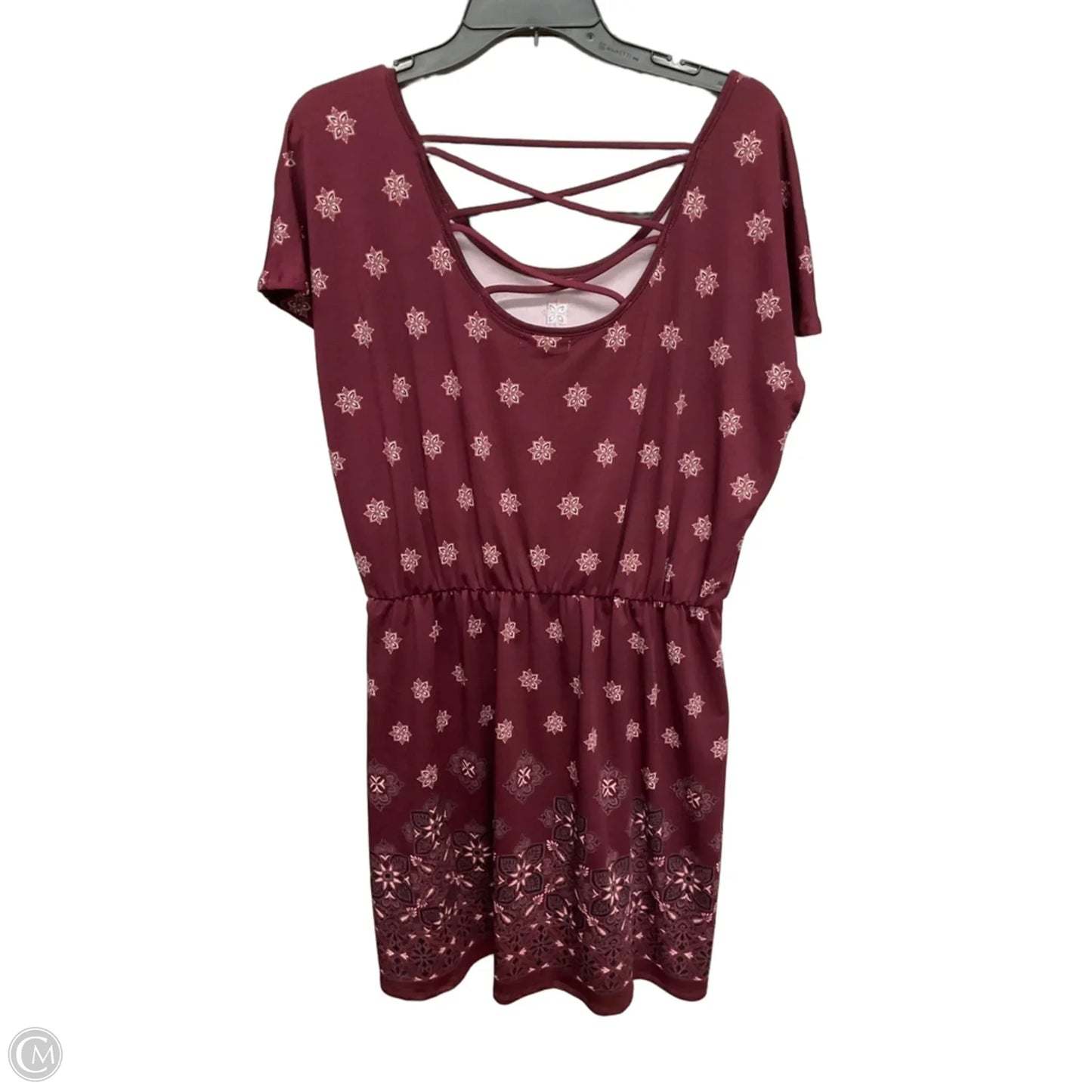 Dress Casual Short By Maurices In Maroon, Size: Xl