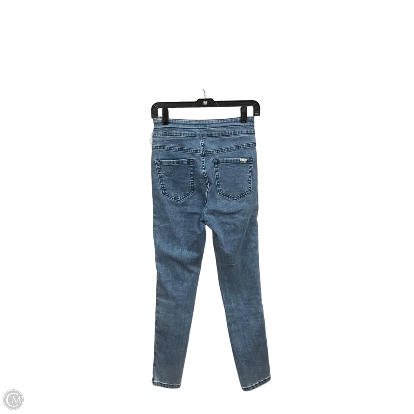 Jeans Skinny By Bebe In Blue Denim, Size: 2