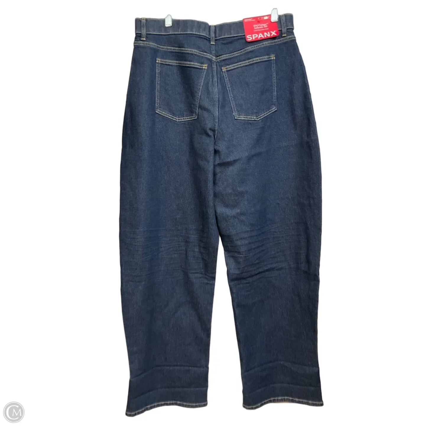Jeans Straight By Spanx In Blue Denim, Size: 16