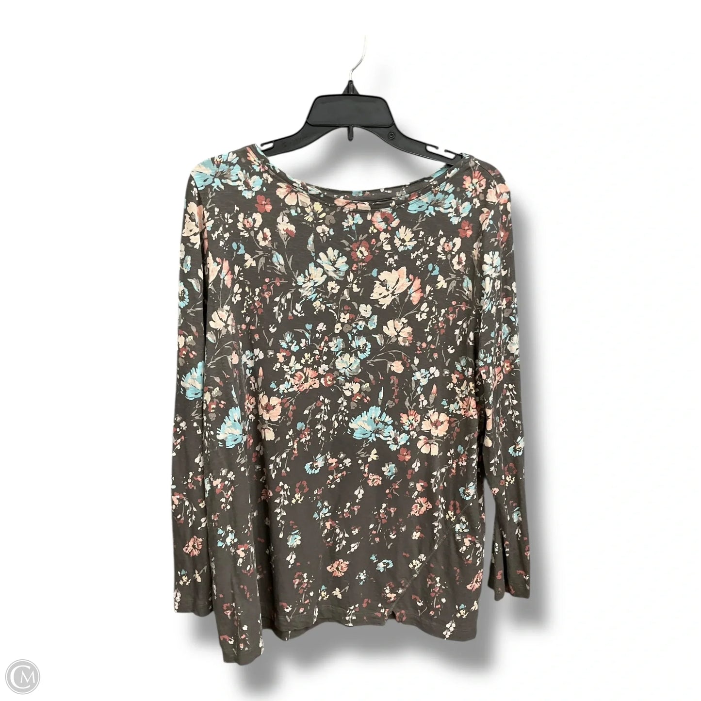 Top Long Sleeve By Pure Jill In Floral Print, Size: L