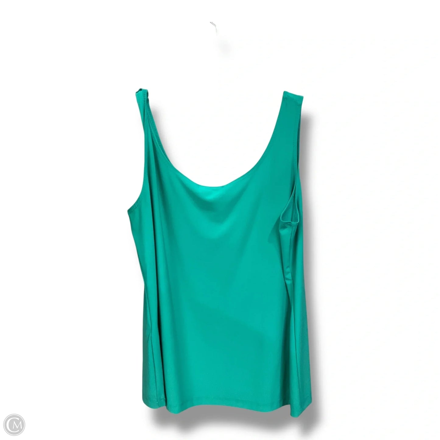 Top Sleeveless By Appleseeds In Green, Size: M