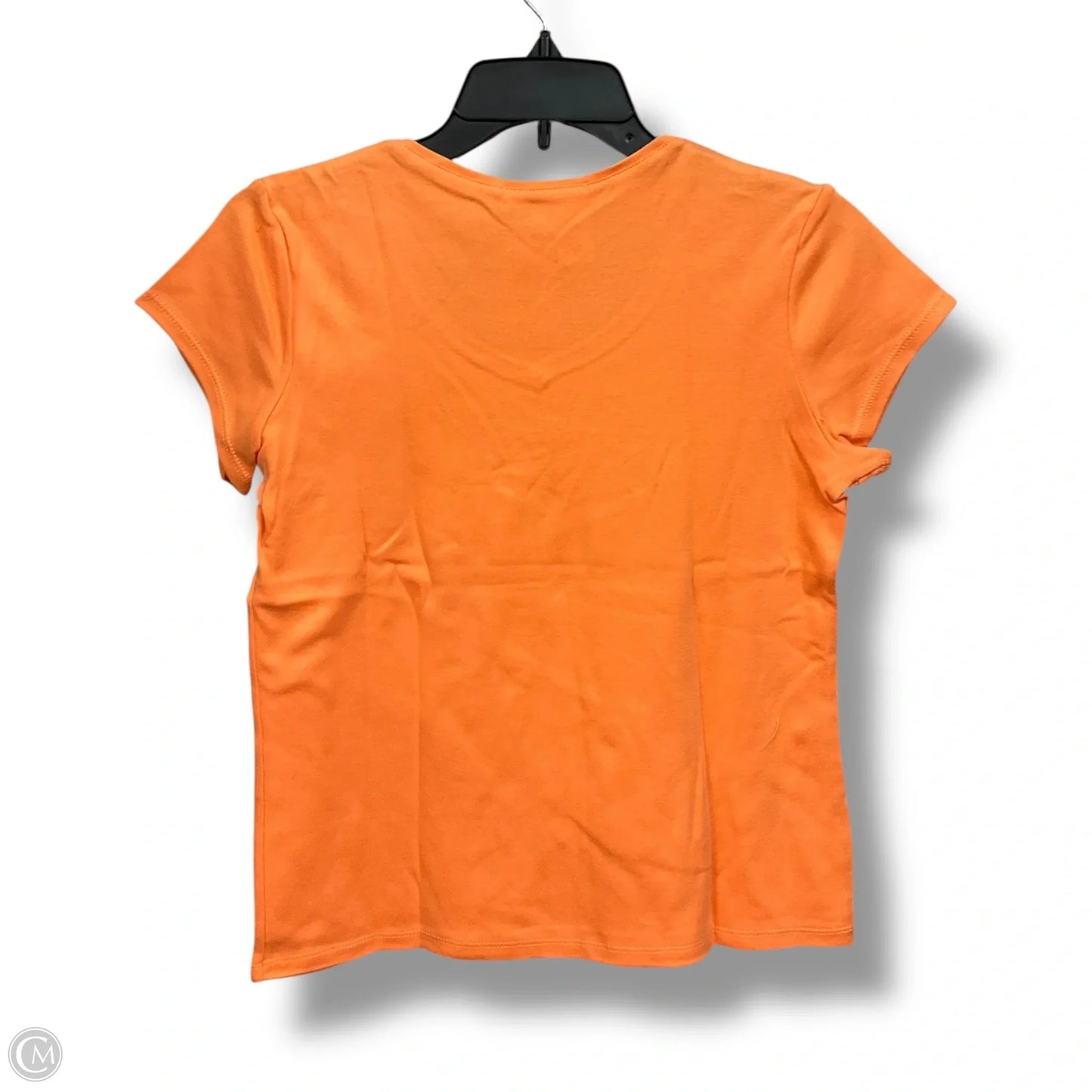 Top Short Sleeve Basic By Coldwater Creek In Orange, Size: Xs