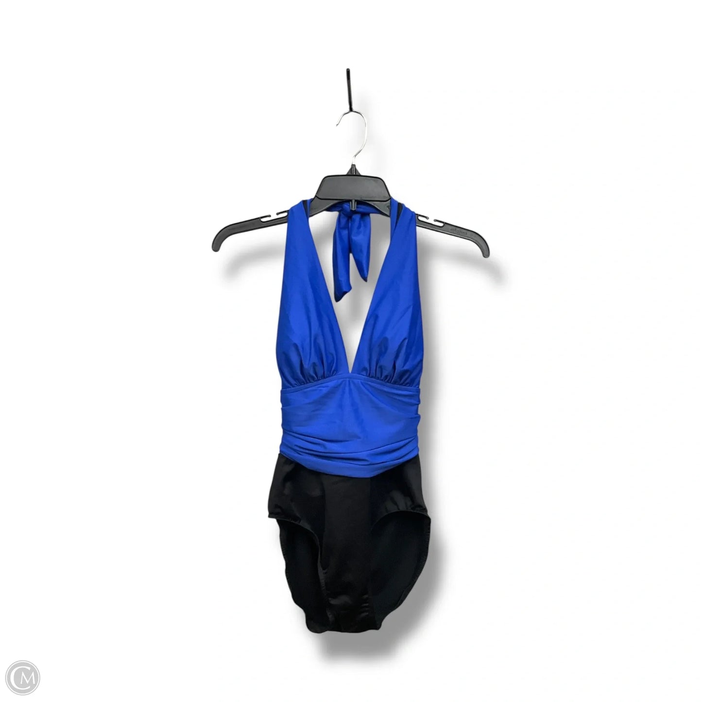 Swimsuit By Clothes Mentor In Black & Blue, Size: M