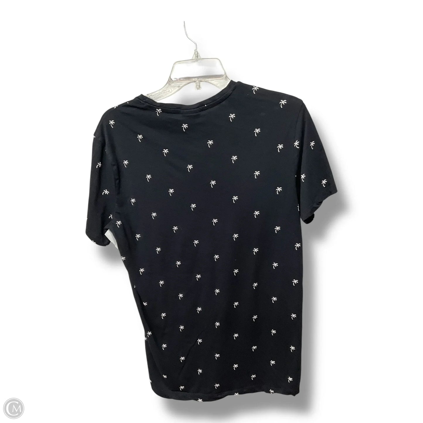 Top Short Sleeve By H&m In Tropical Print, Size: S