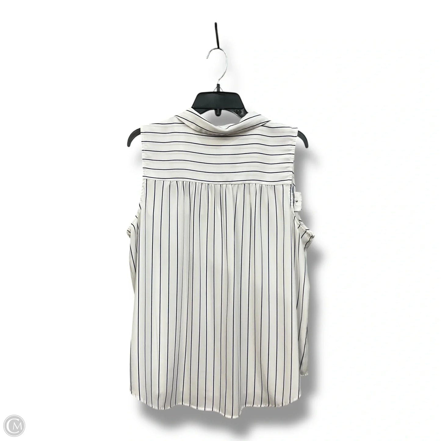 Tunic Sleeveless By Apt 9 In Striped Pattern, Size: Xxl