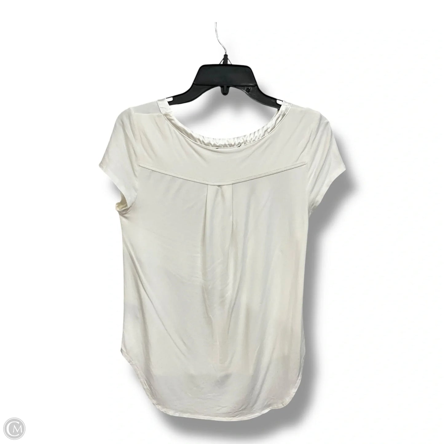 Top Short Sleeve Basic By Premise Studio In Ivory, Size: S