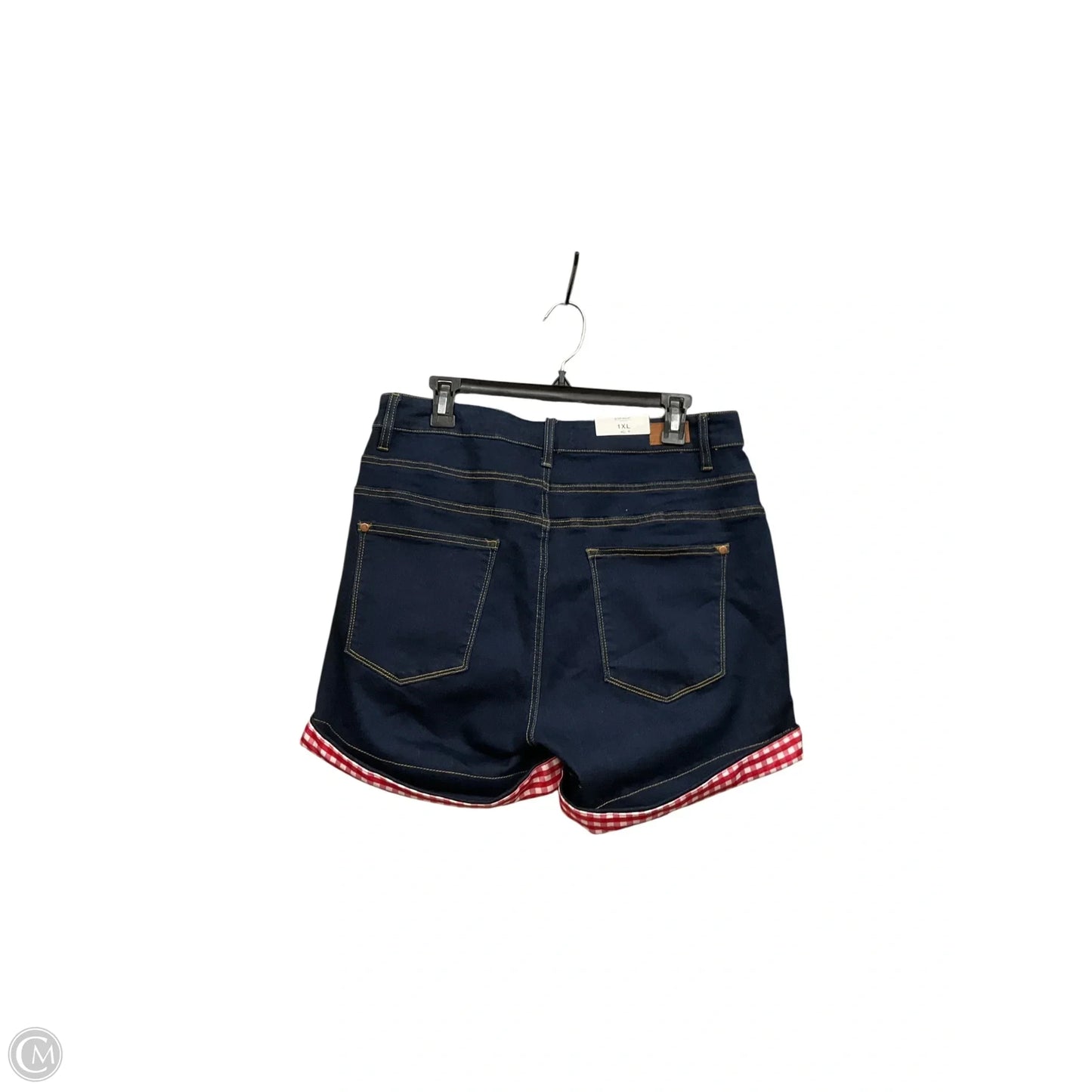 Shorts By Judy Blue In Blue Denim, Size: 16