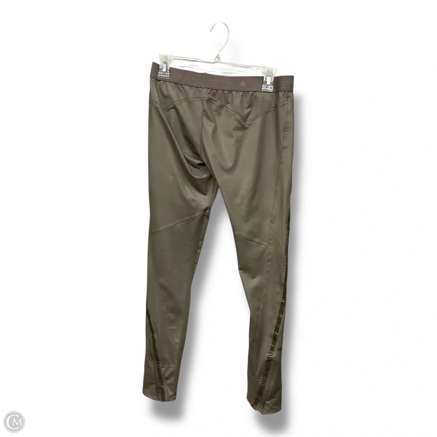 Athletic Leggings By Adidas In Green, Size: M