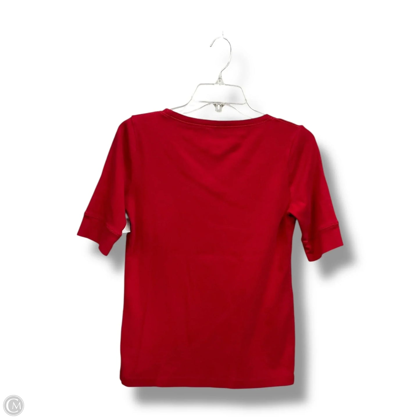 Top Short Sleeve By Jones New York In Red, Size: M