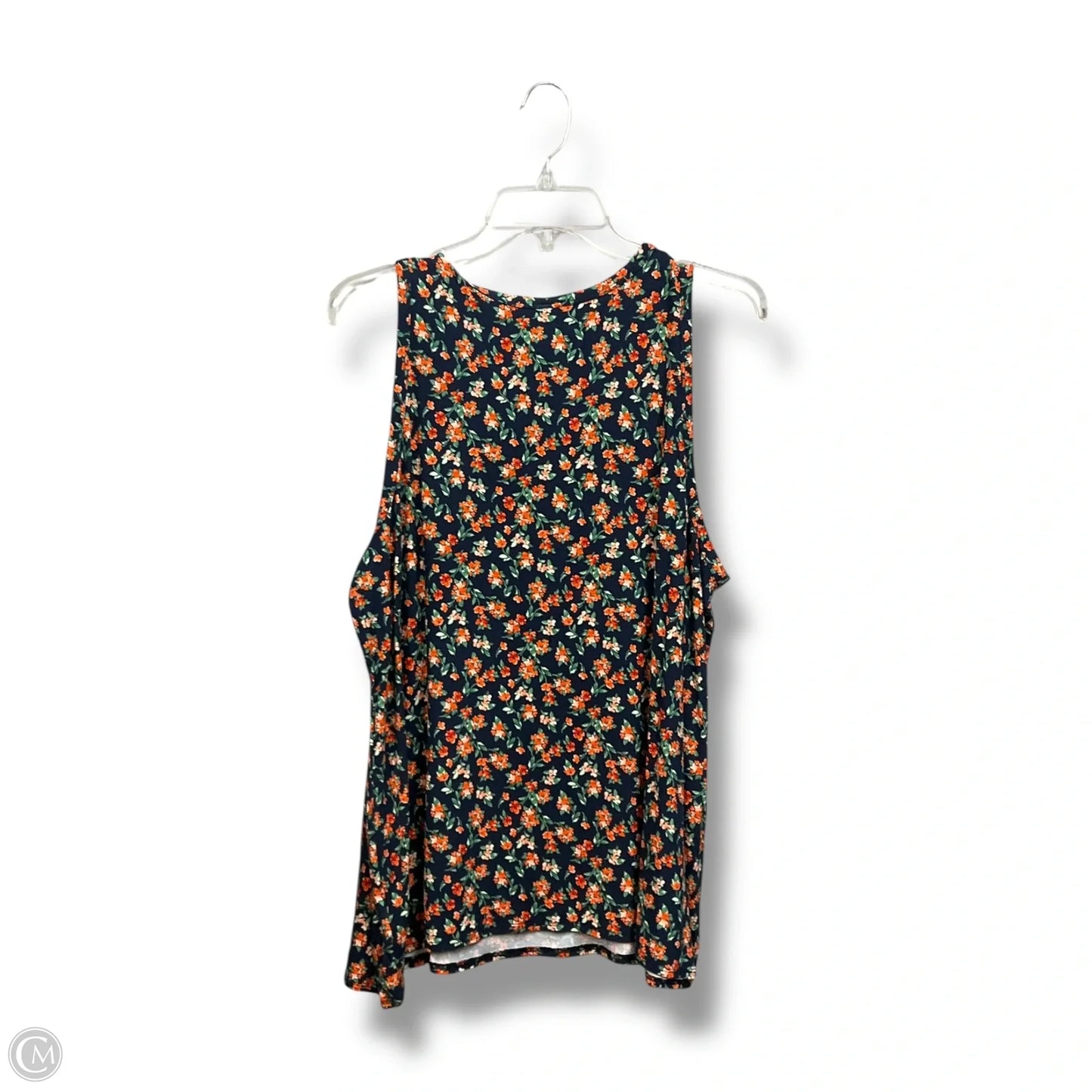 Top Sleeveless By Old Navy In Floral Print, Size: Xl